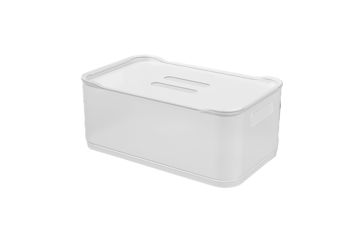 Caja Organizadora con Tapa Fit Grande 5,6 Litros Natural Coza®
