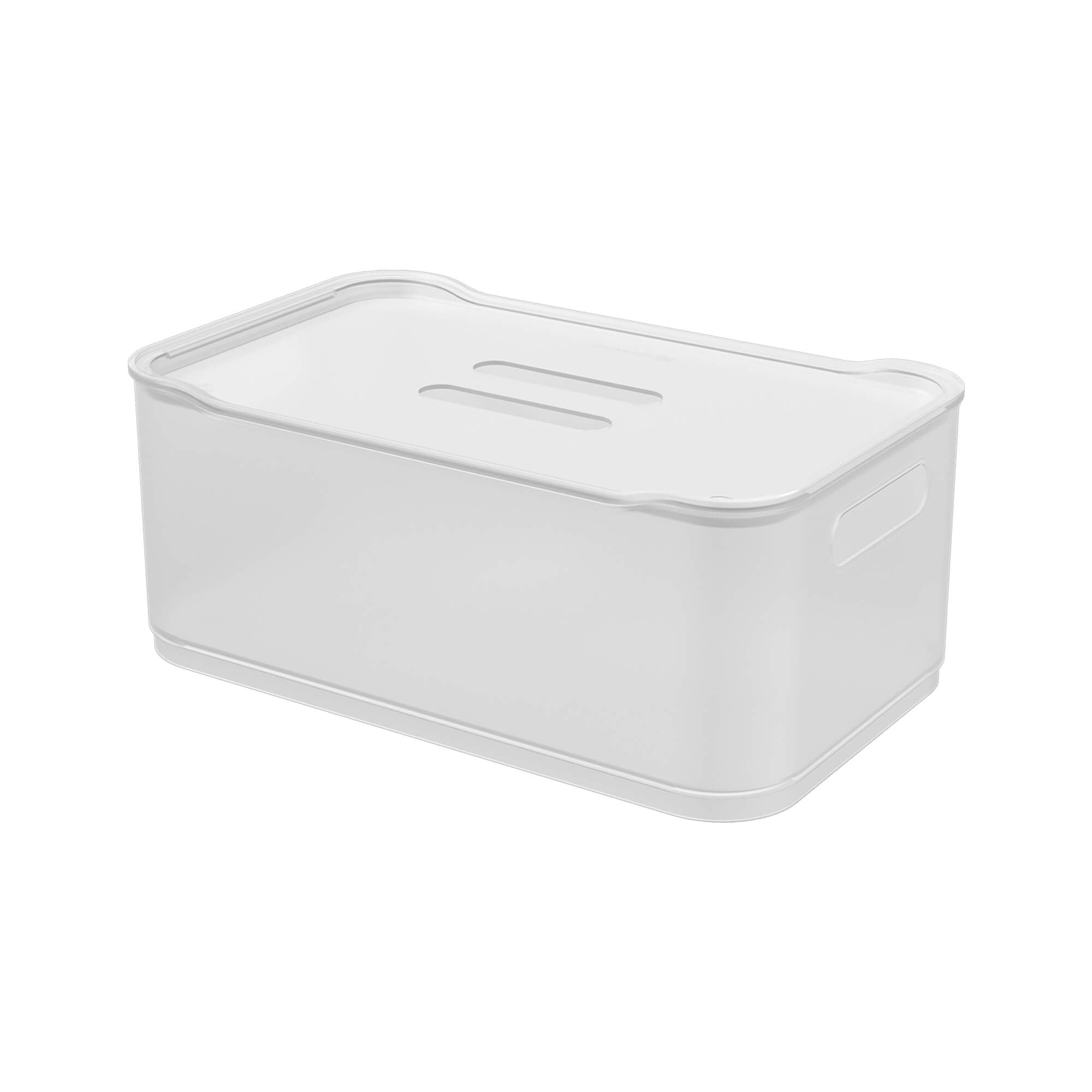 Caja Organizadora con Tapa Fit Grande 5,6 Litros Natural Coza®