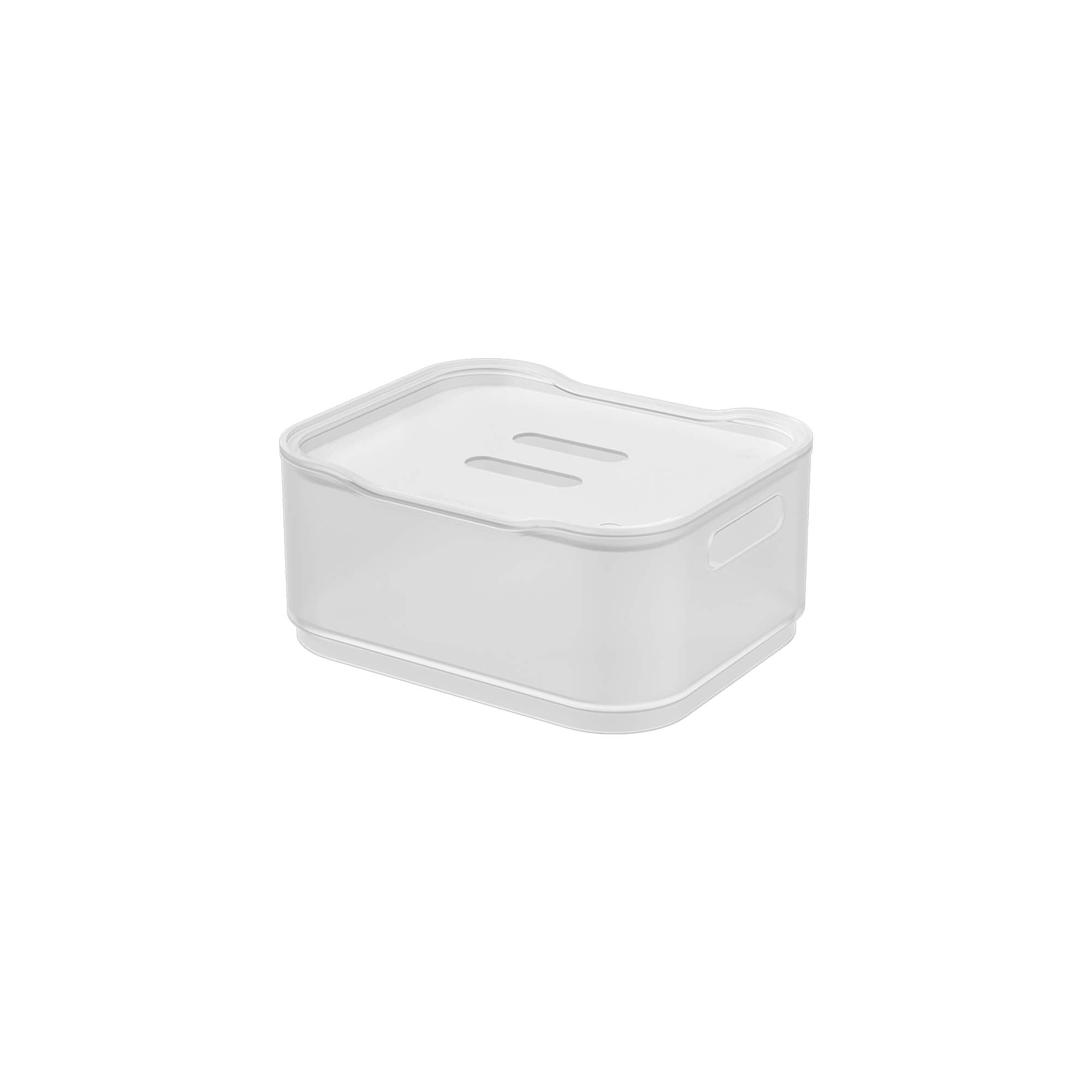 Caja Organizadora con Tapa Fit Pequeña 1,75 Litros Natural Coza®