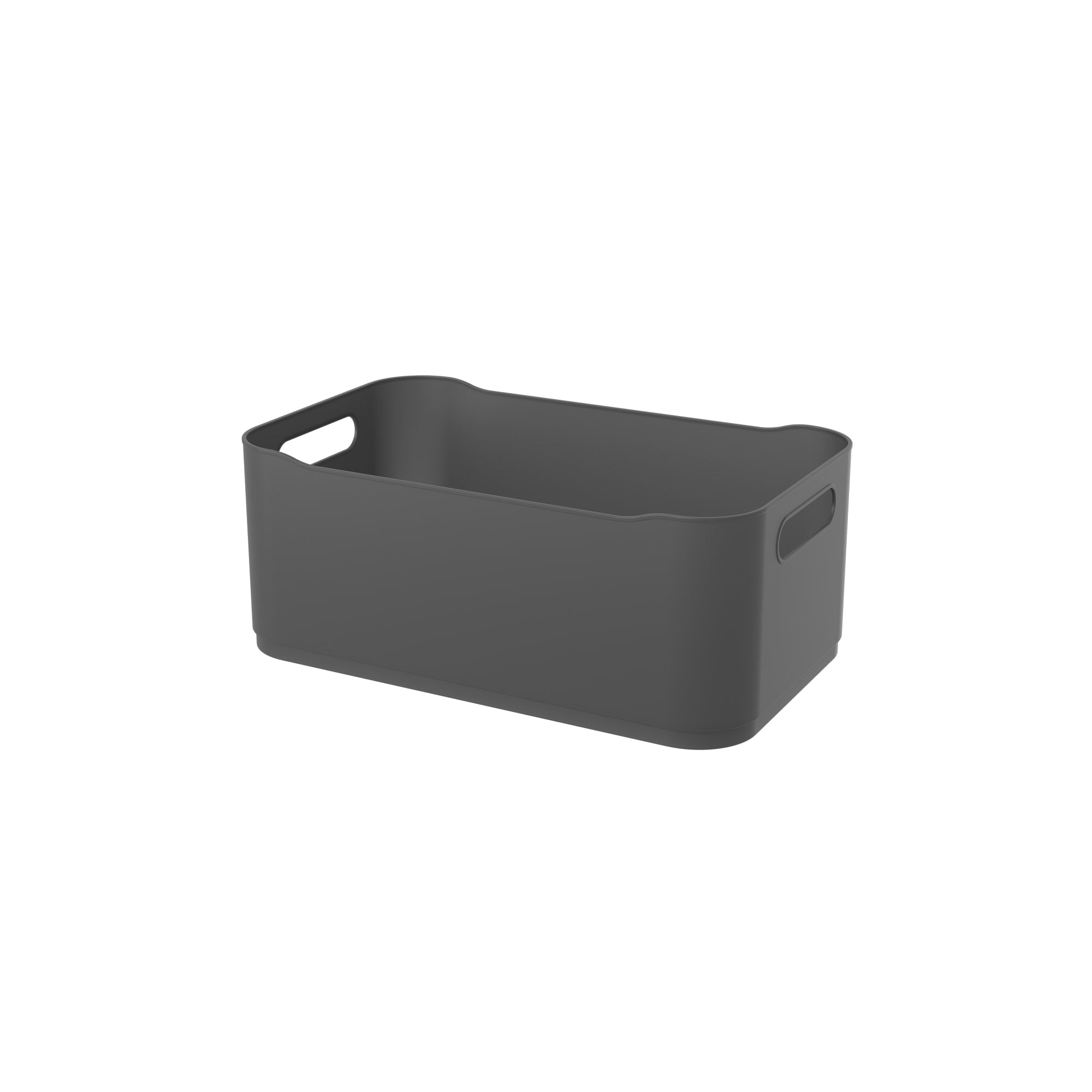 Caja Organizadora Fit Grande 5,6 Litros Gris Grafito Coza®
