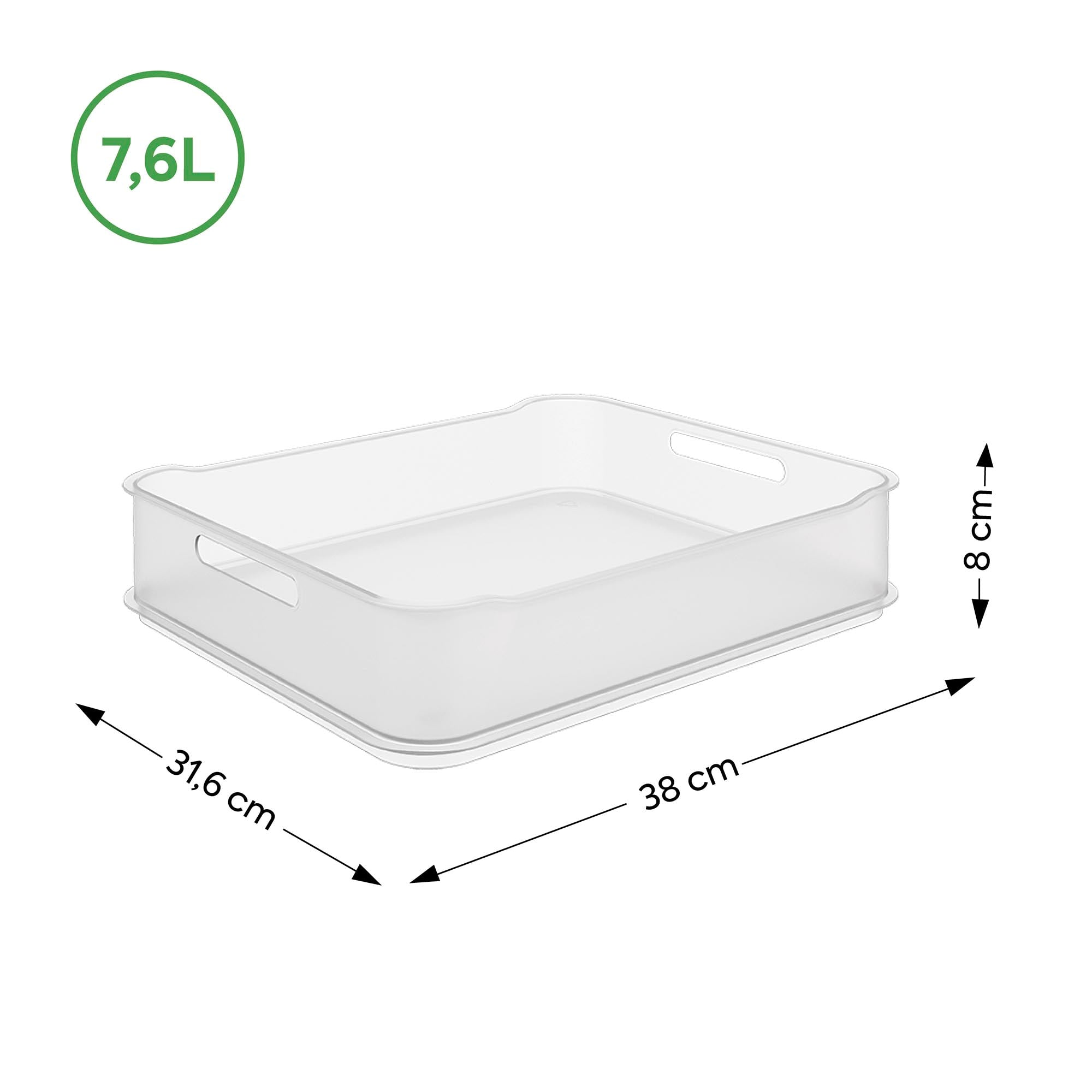 Caja Organizadora Fit Maxi 7,6 Litros Natural Coza®