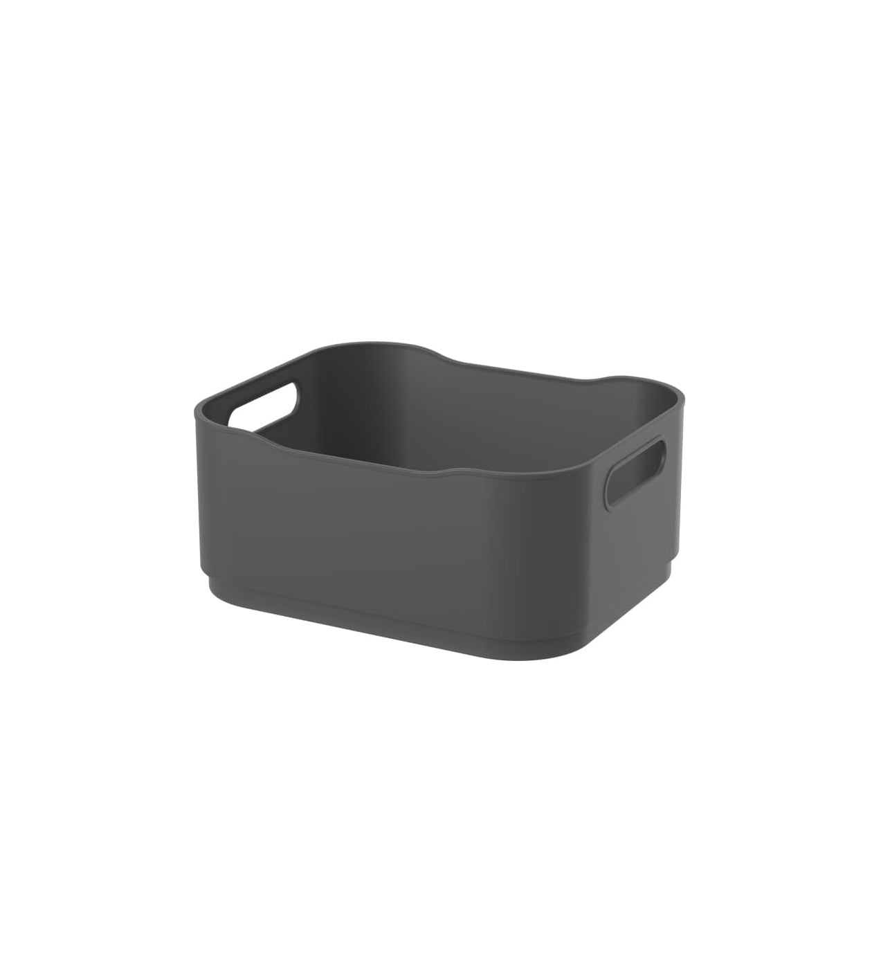 Caja Organizadora Fit Pequeña 1,75 Litros Gris Grafito Coza®