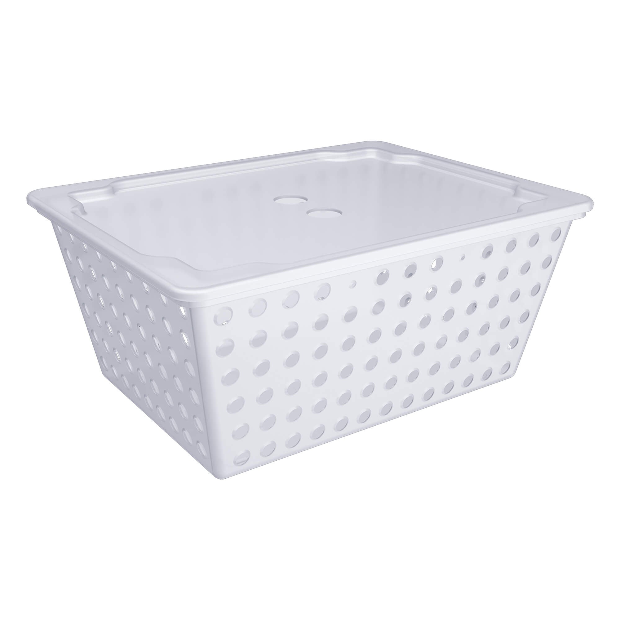 Cesta Organizadora con Tapa One Maxi 13,5 Litros Natural Coza®