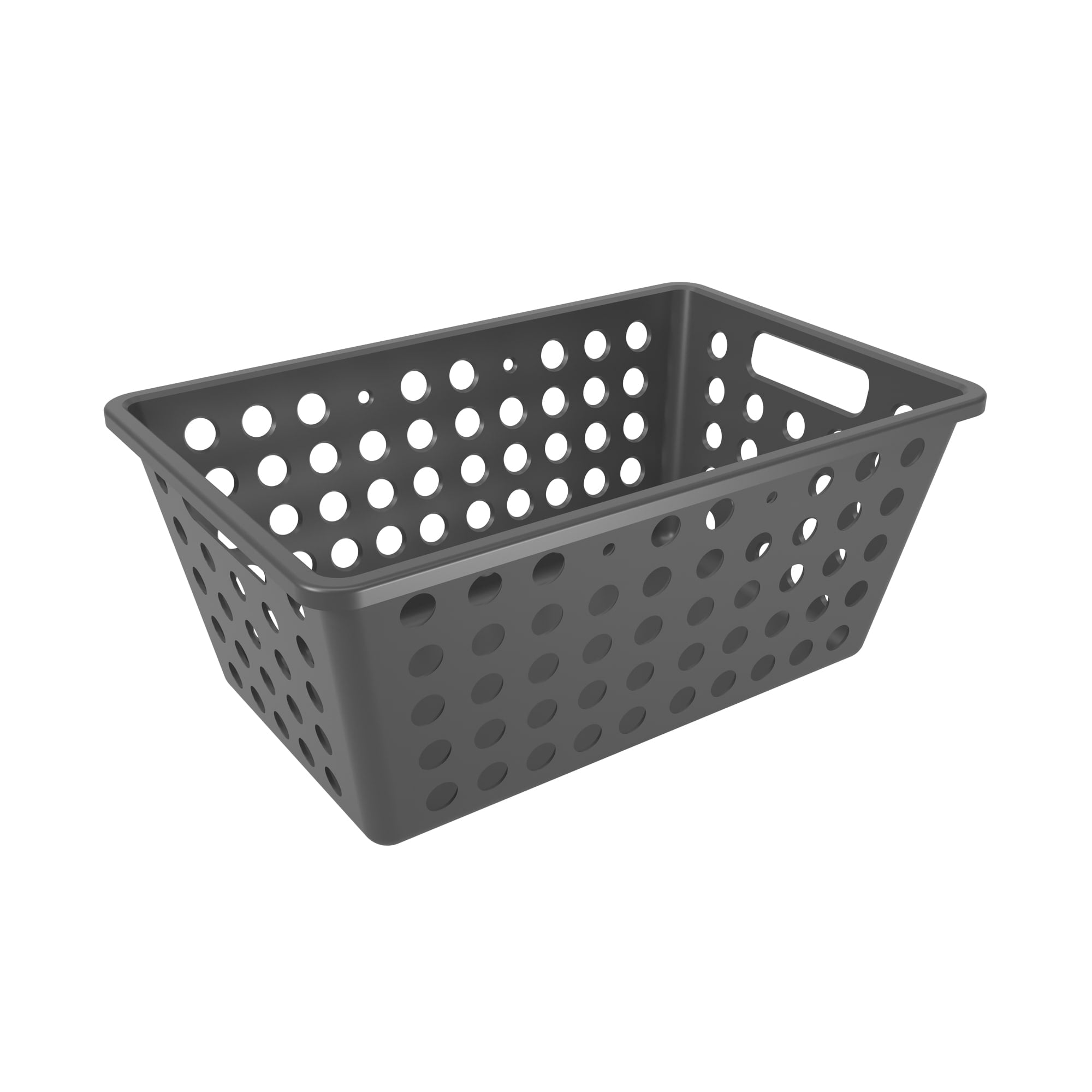 Cesta Organizadora One Grande 4,7 Litros Gris Grafito Coza®