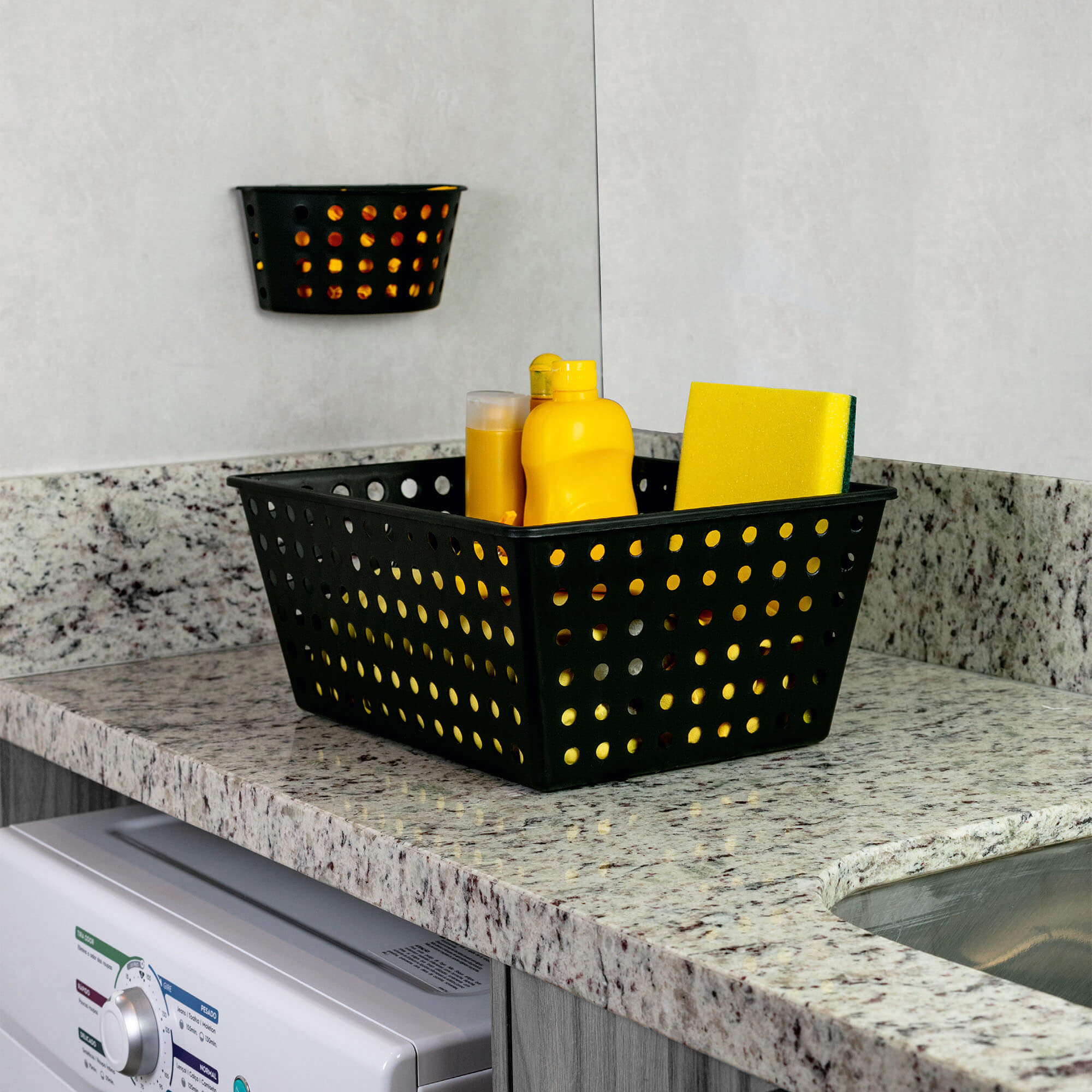Cesta Organizadora One Grande 4,7 Litros Natural Coza®