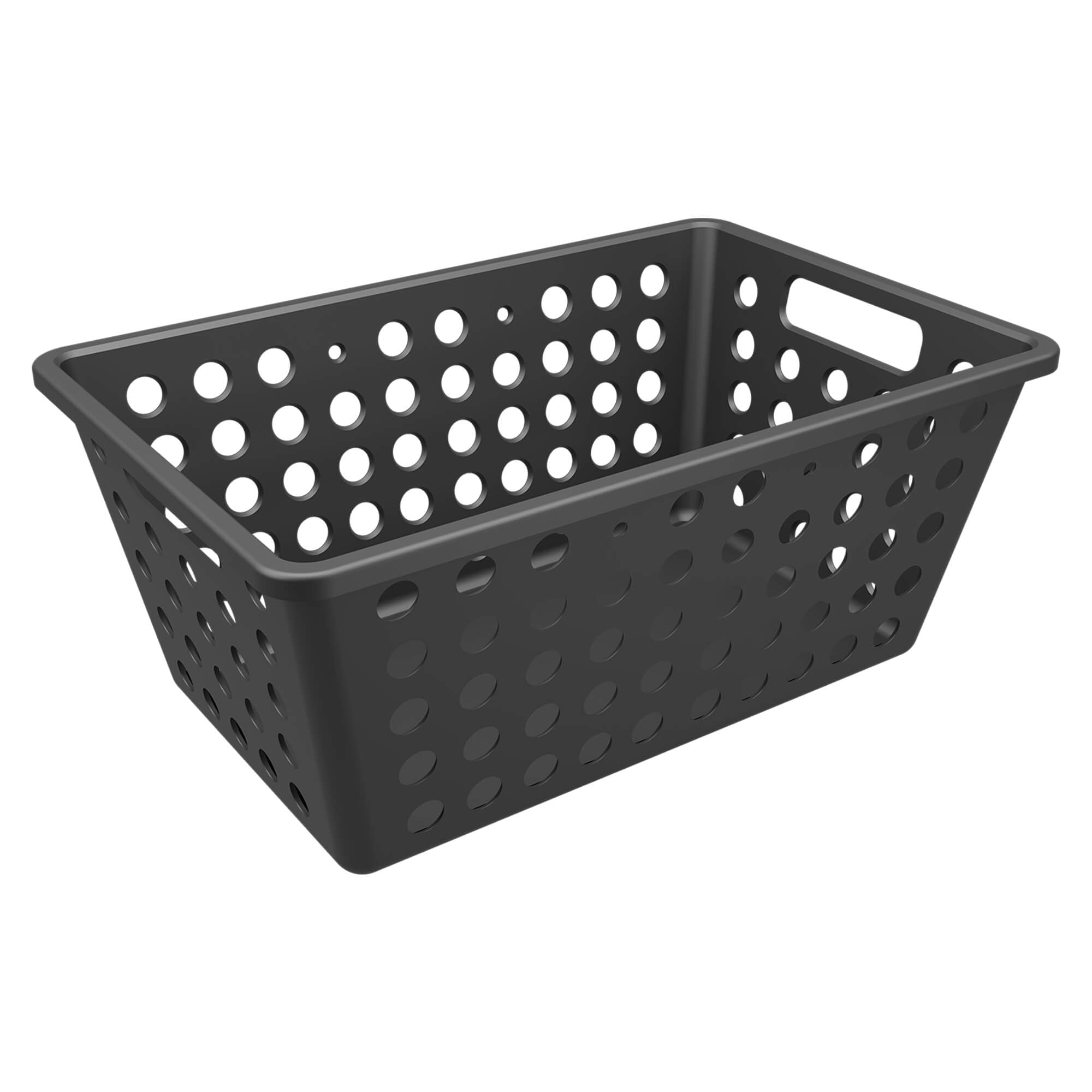 Cesta Organizadora One Grande 4,7 Litros Negro Coza®