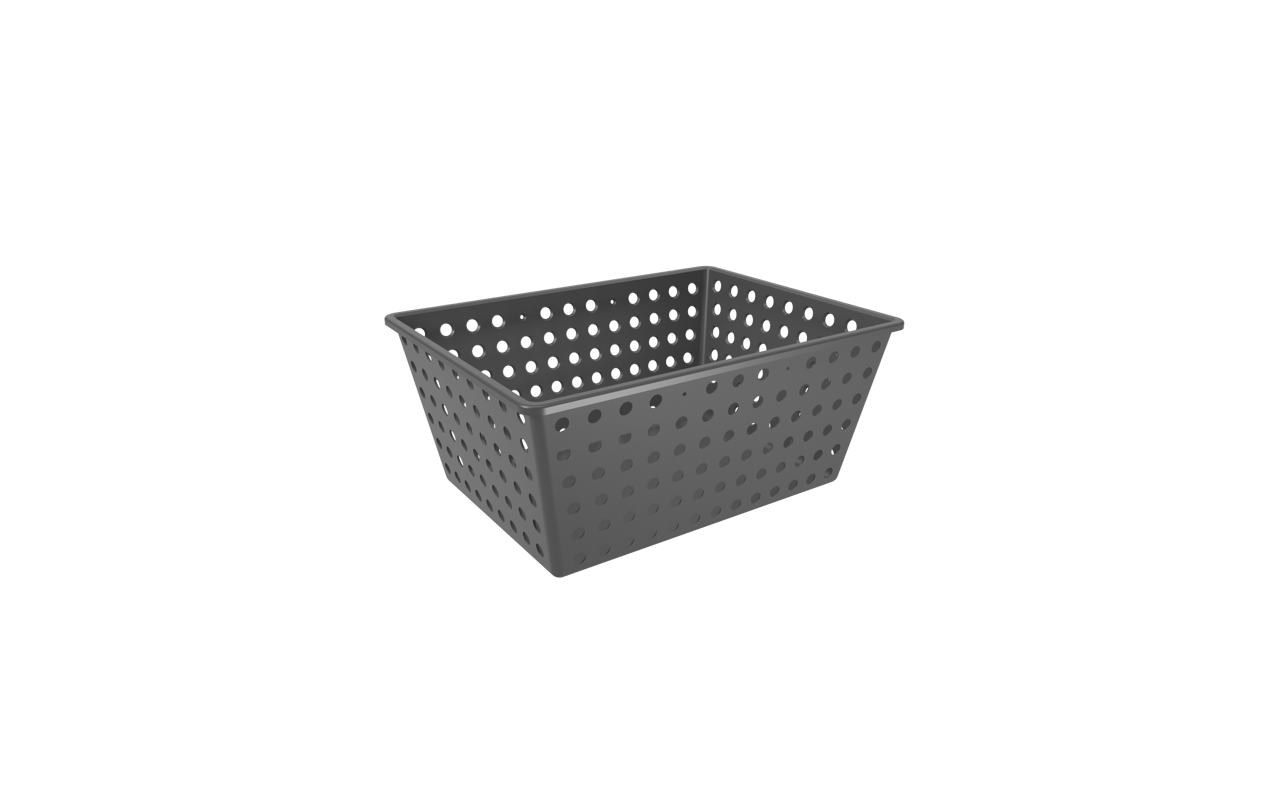 Cesta Organizadora One Maxi 13,5 Litros Gris Grafito Coza®