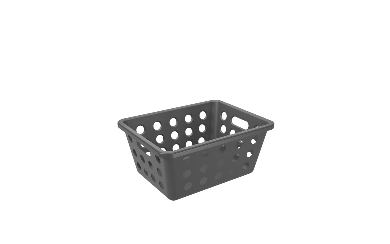 Cesta Organizadora One Pequeña 1,5 Litros Gris Grafito Coza®