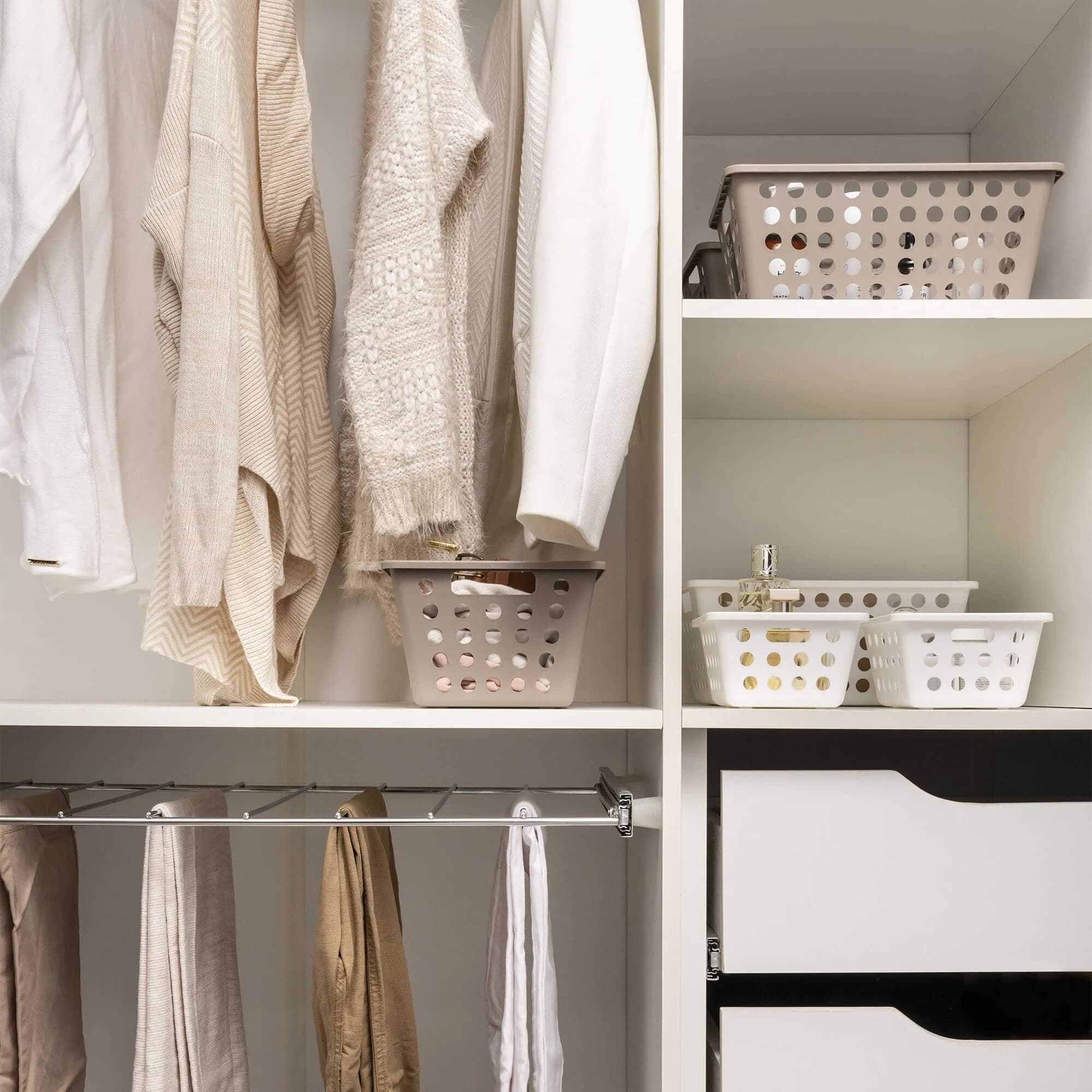 Cesta Organizadora One Pequeña 1,5 Litros Gris Grafito Coza®
