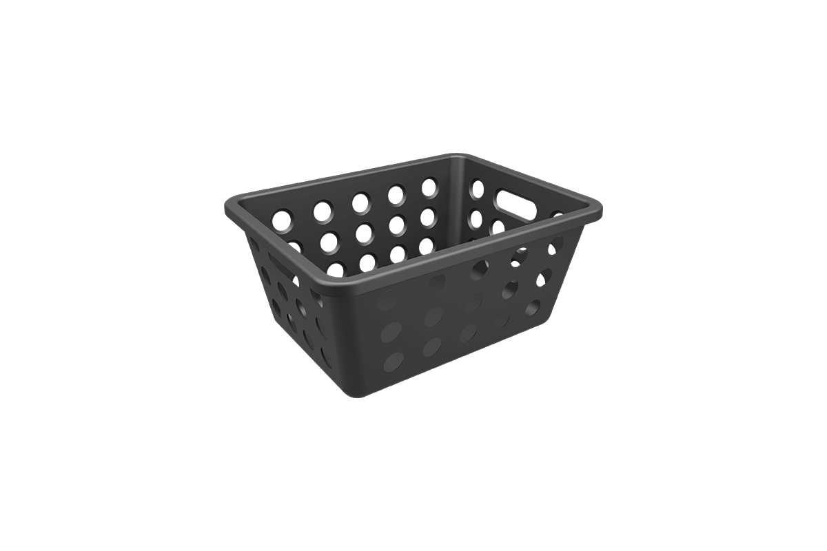 Cesta Organizadora One Pequeña 1,5 Litros Negro Coza®