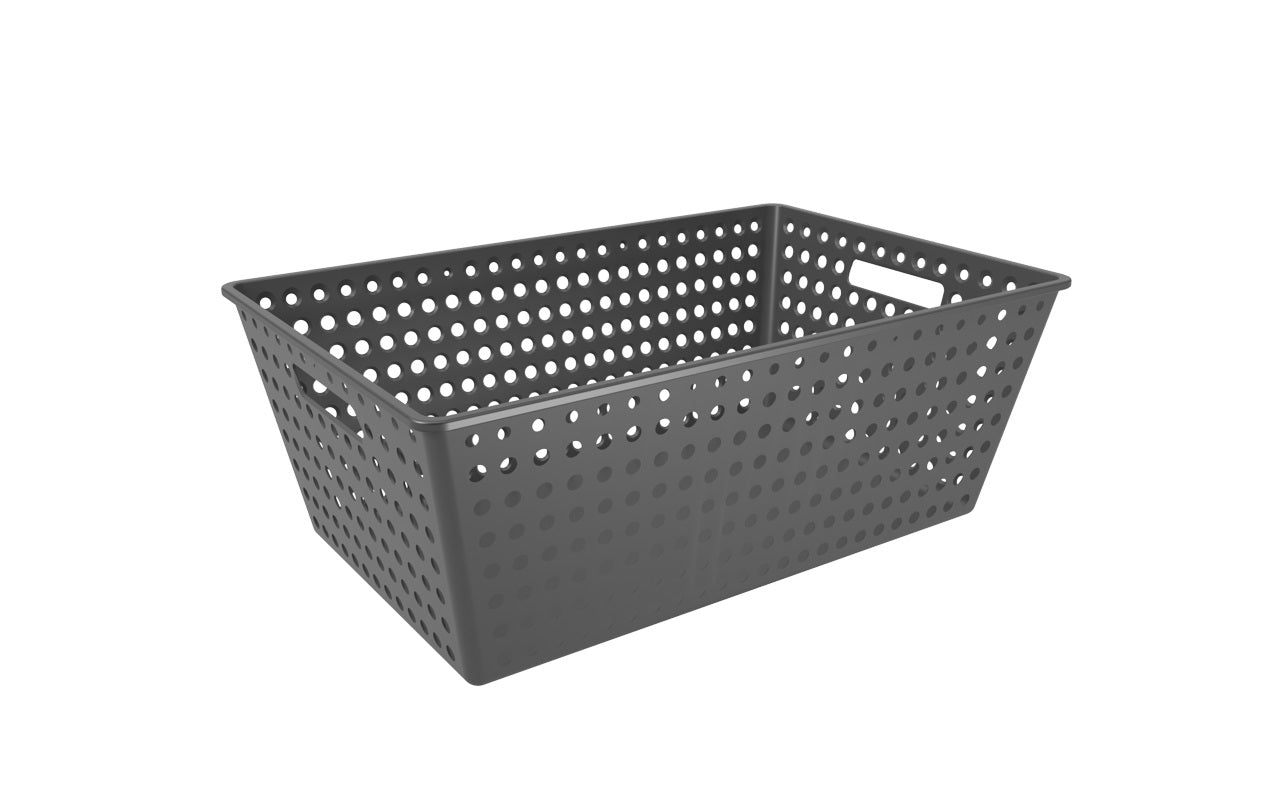 Cesta Organizadora One 38,6 Litros Gris Grafito Coza®