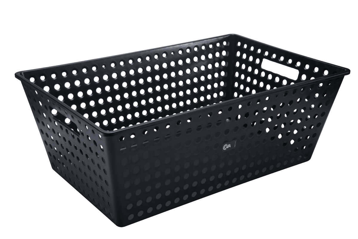 Cesta Organizadora One 38,6 Litros Negro Coza®