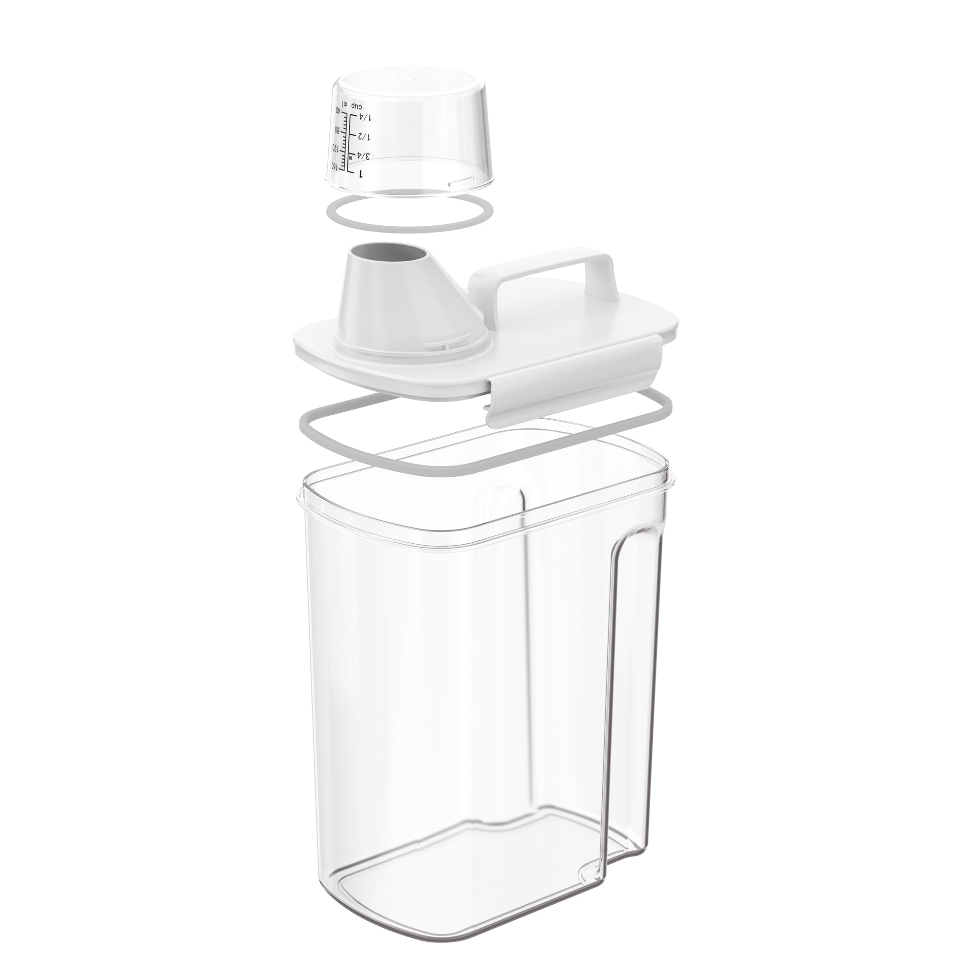 Dispensador con Medidas New Retrô 3,9 Litros Cristal Coza®