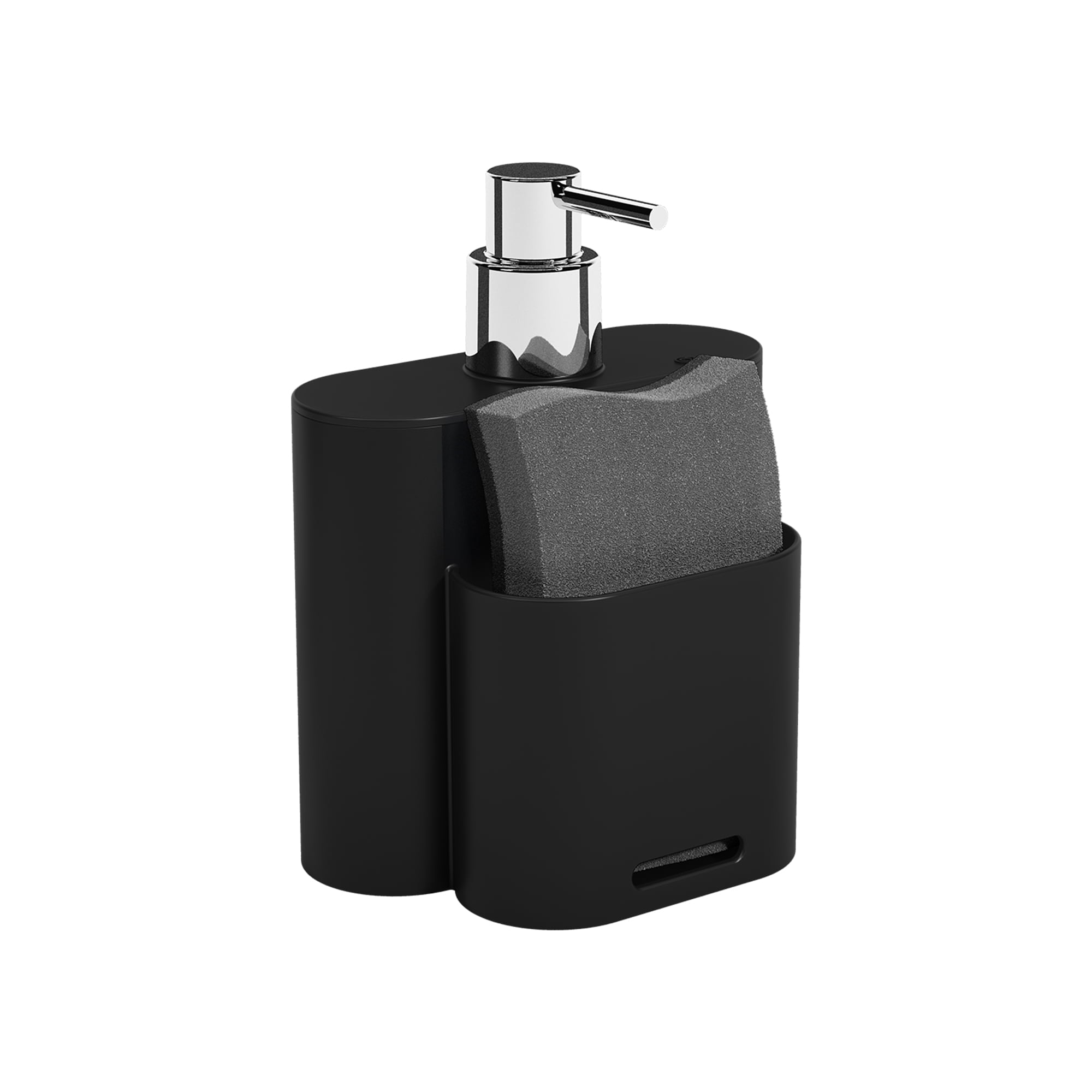 Dispensador para Detergente Flat 500ml Negro Coza®