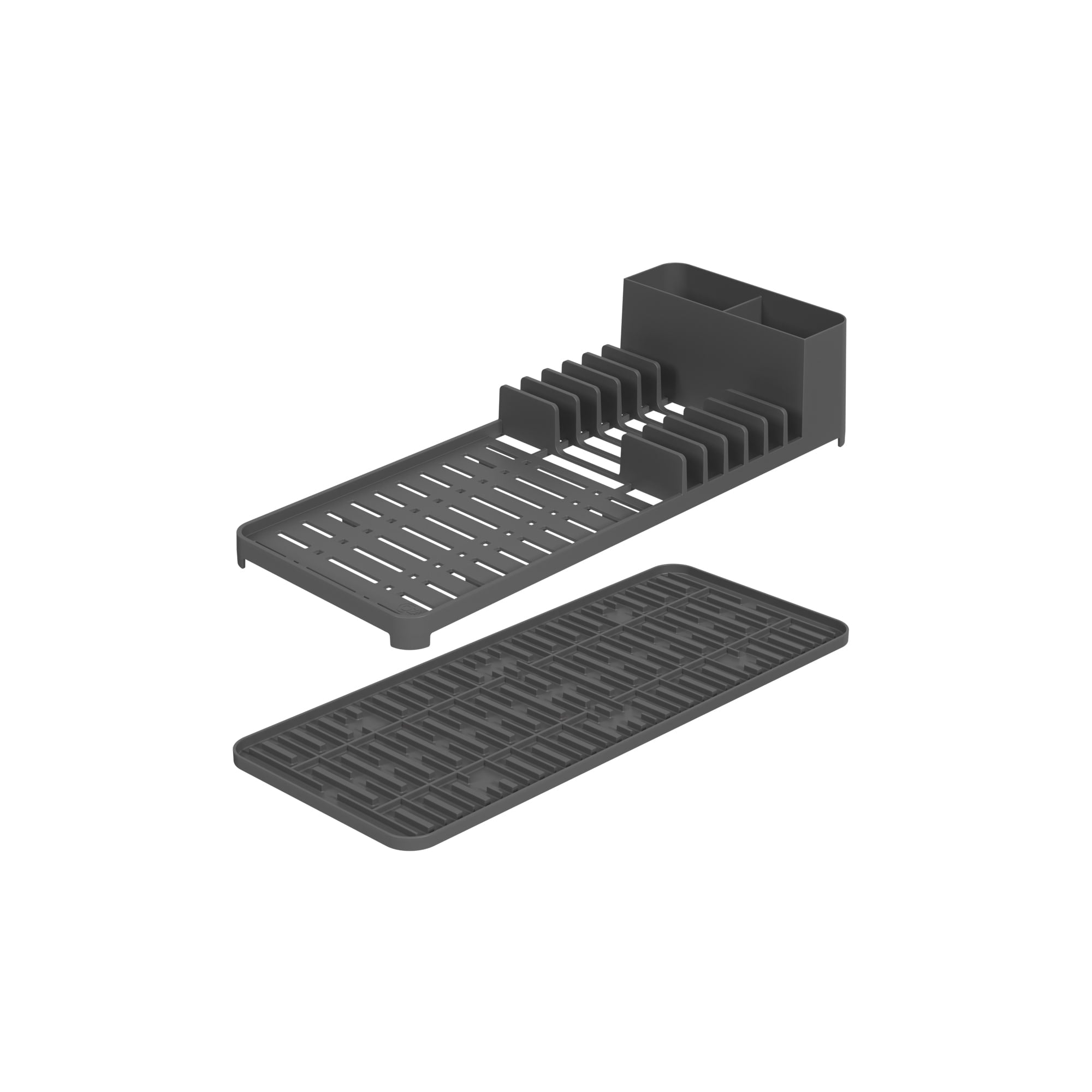 Secaplatos con Bandeja Escurridora Single Gris Grafito Coza®