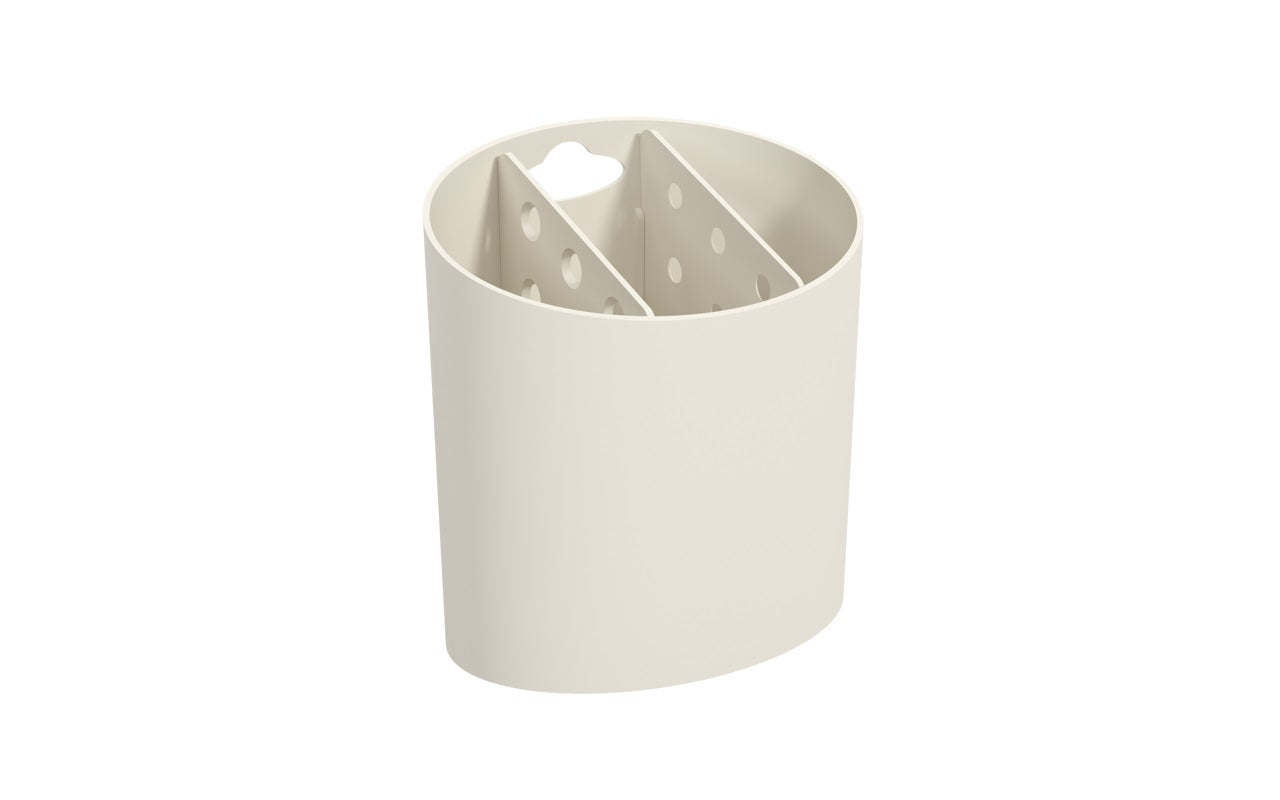 Escurridor de Cubiertos Ovalado Basic Gris Claro Coza®