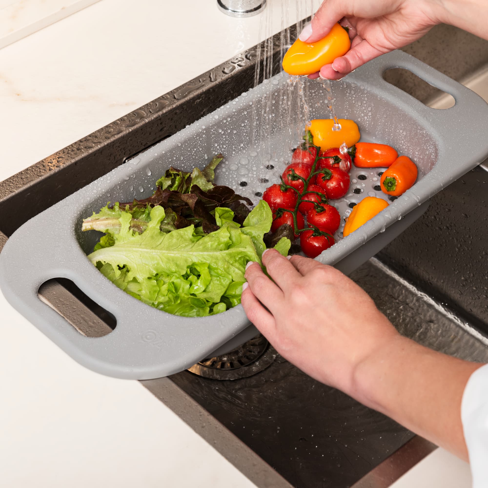 Escurridor para Lavaplatos Basic Gris Frío Coza®