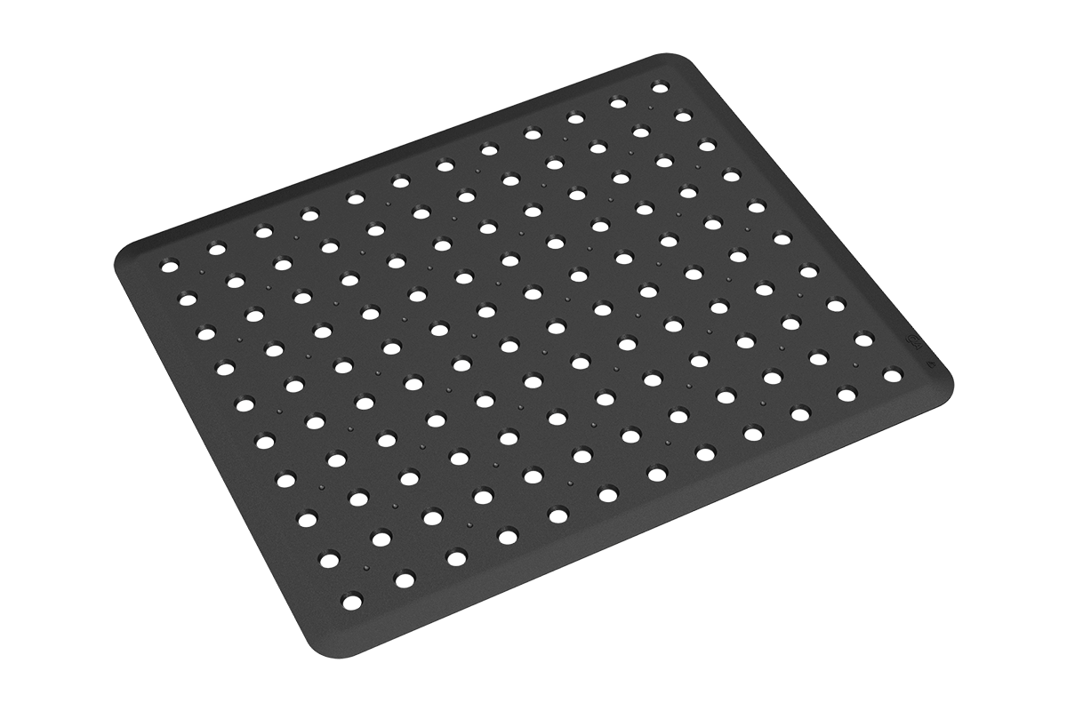 Bandeja Escurridora Flexible para Lavaplatos Basic Negro Coza®