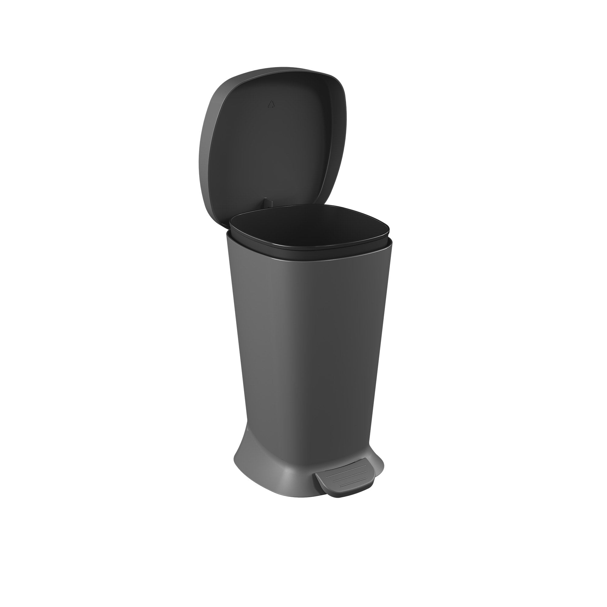 Basurero con Pedal New Square 5 Litros Gris Grafito Coza®