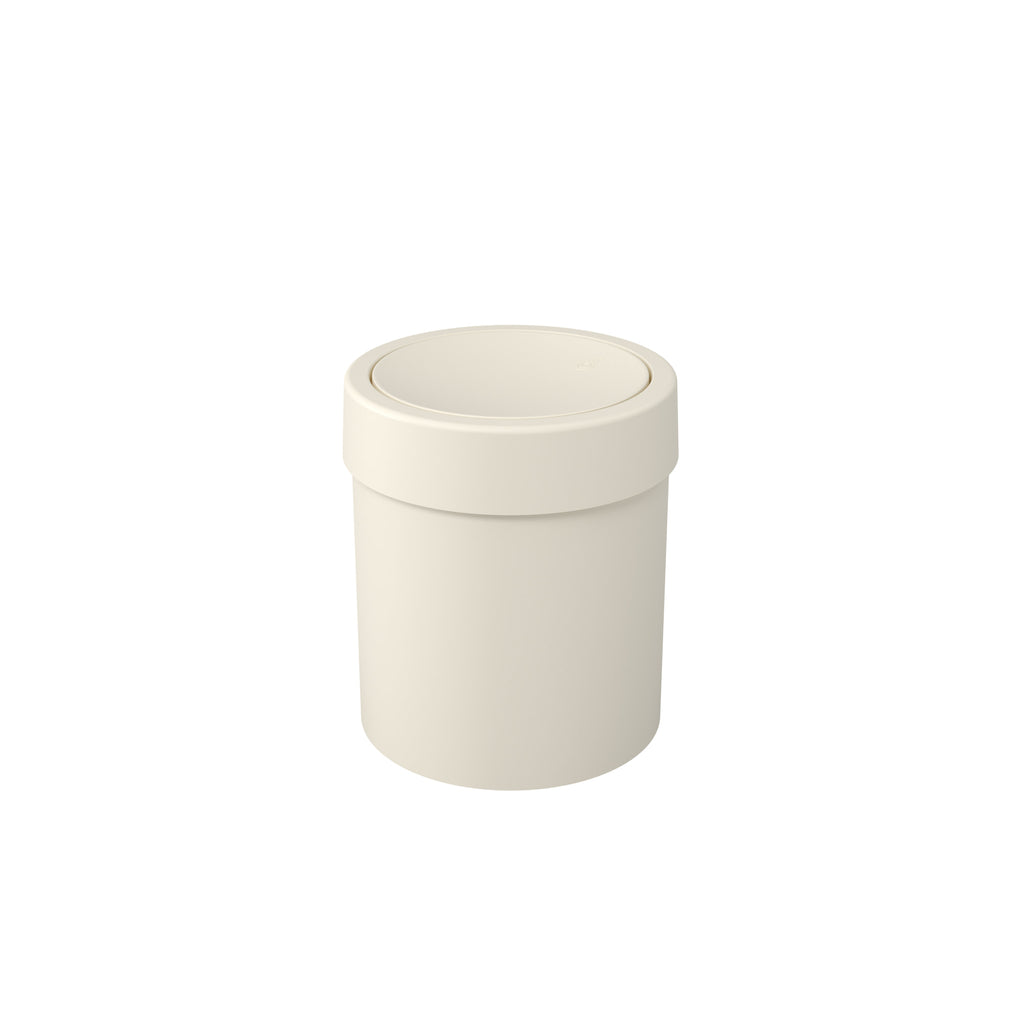 Basurero con Tapa Basculante 5 Litros Gris Claro Coza®
