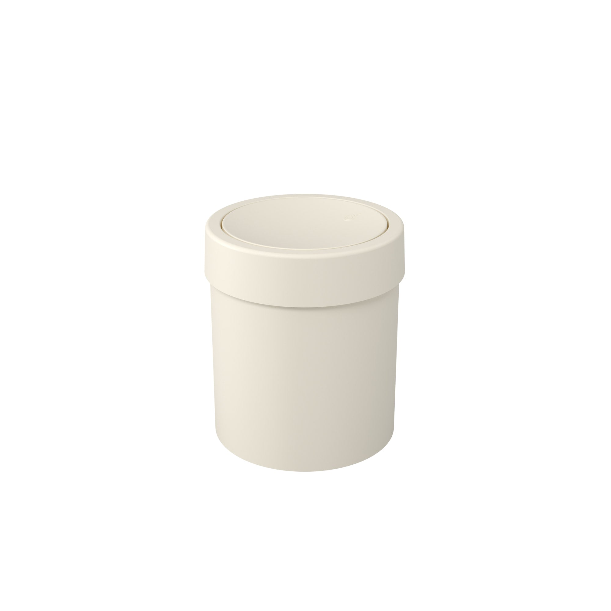 Basurero con Tapa Basculante 5 Litros Gris Claro Coza®