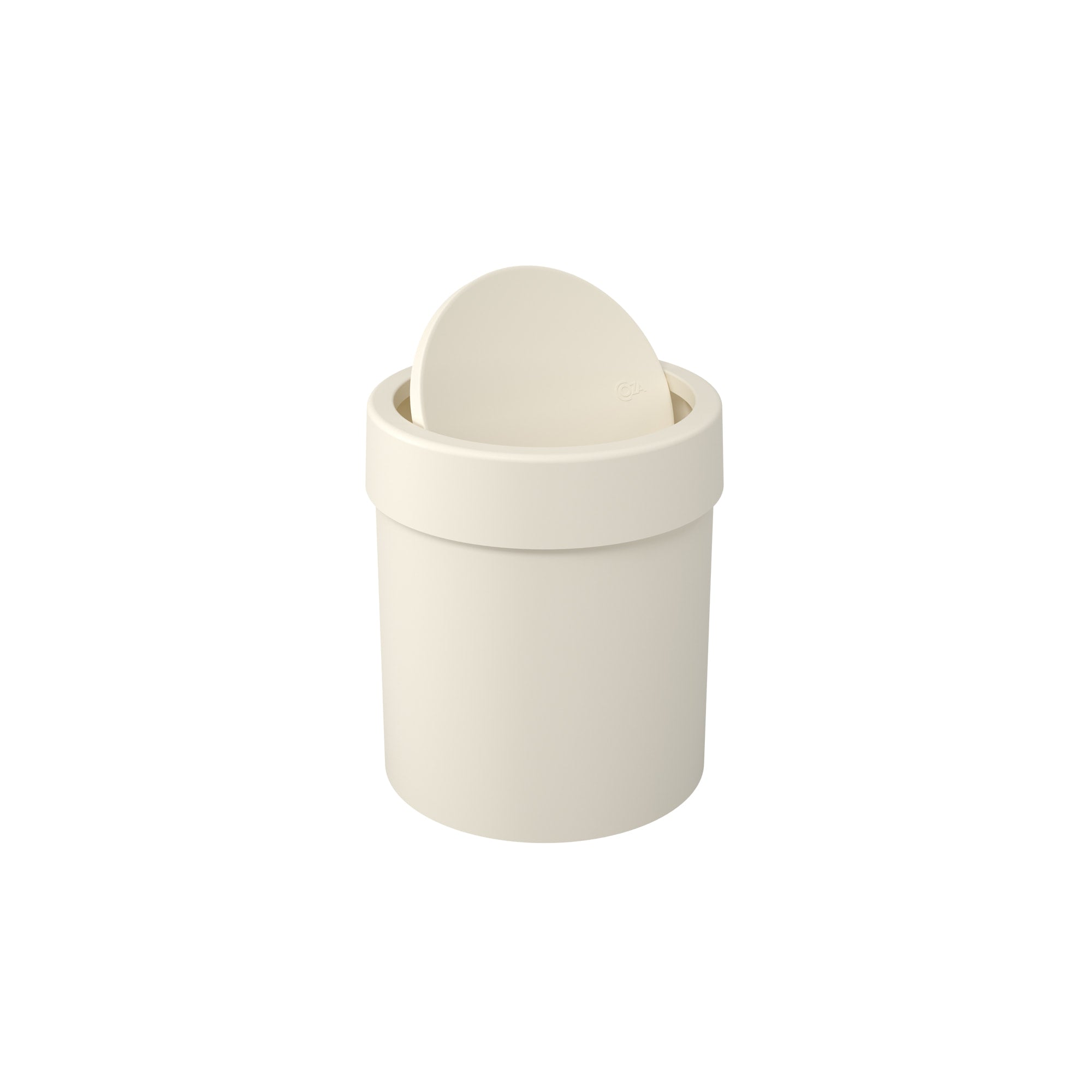 Basurero con Tapa Basculante 5 Litros Gris Claro Coza®