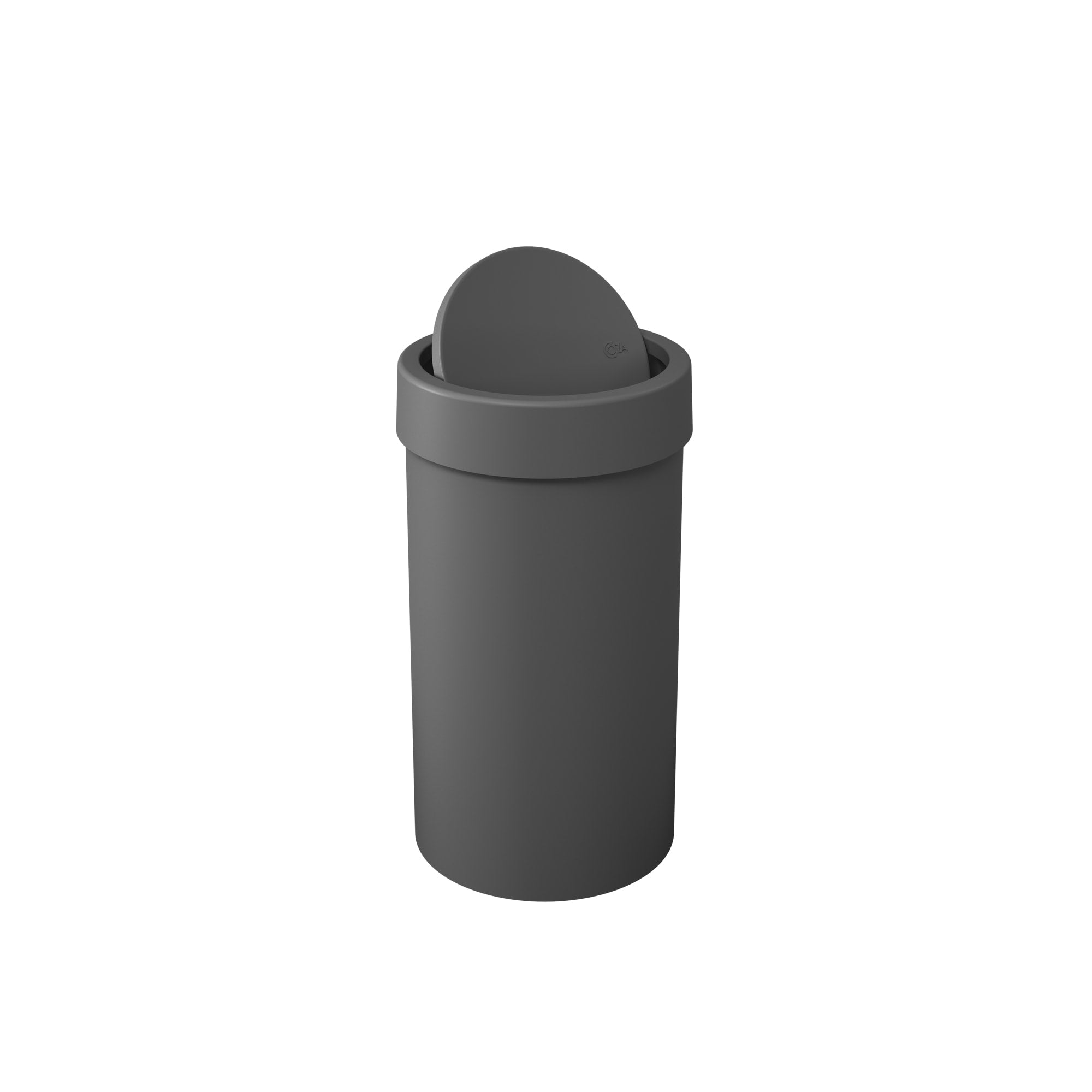 Basurero con Tapa Basculante 9 Litros Gris Grafito Coza®