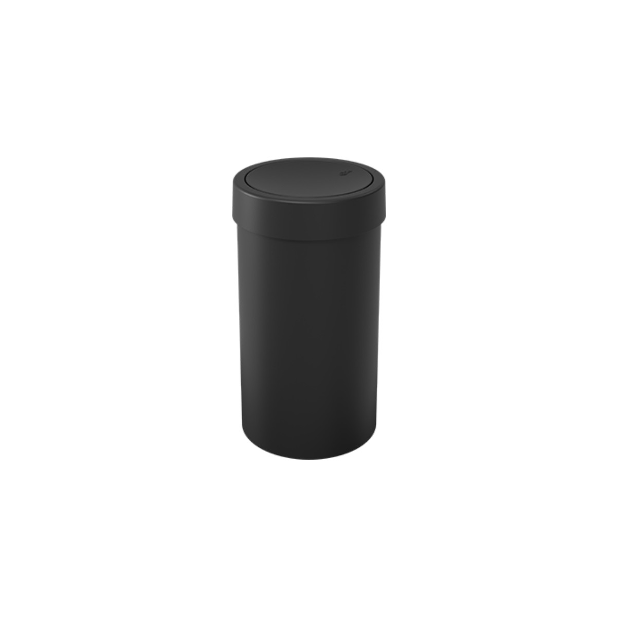 Basurero con Tapa Basculante 9 Litros Negro Coza®