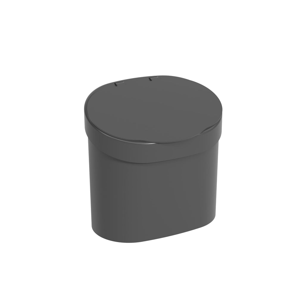Basurero con Tapa Basic 4 Litros Gris Grafito Coza®