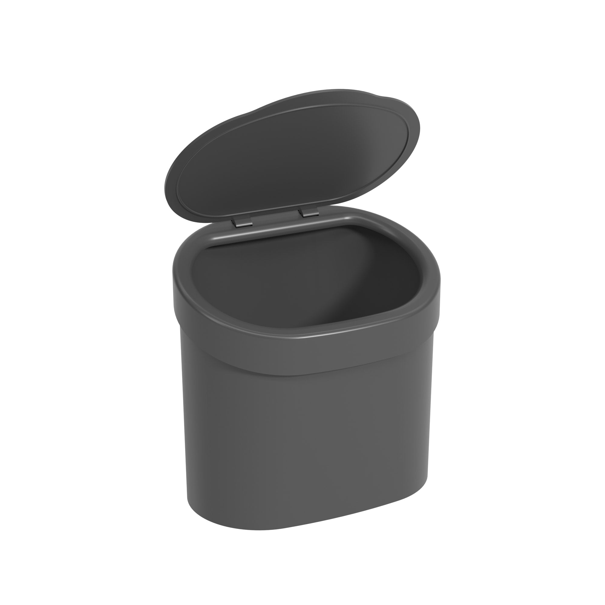Basurero con Tapa Basic 4 Litros Gris Grafito Coza®