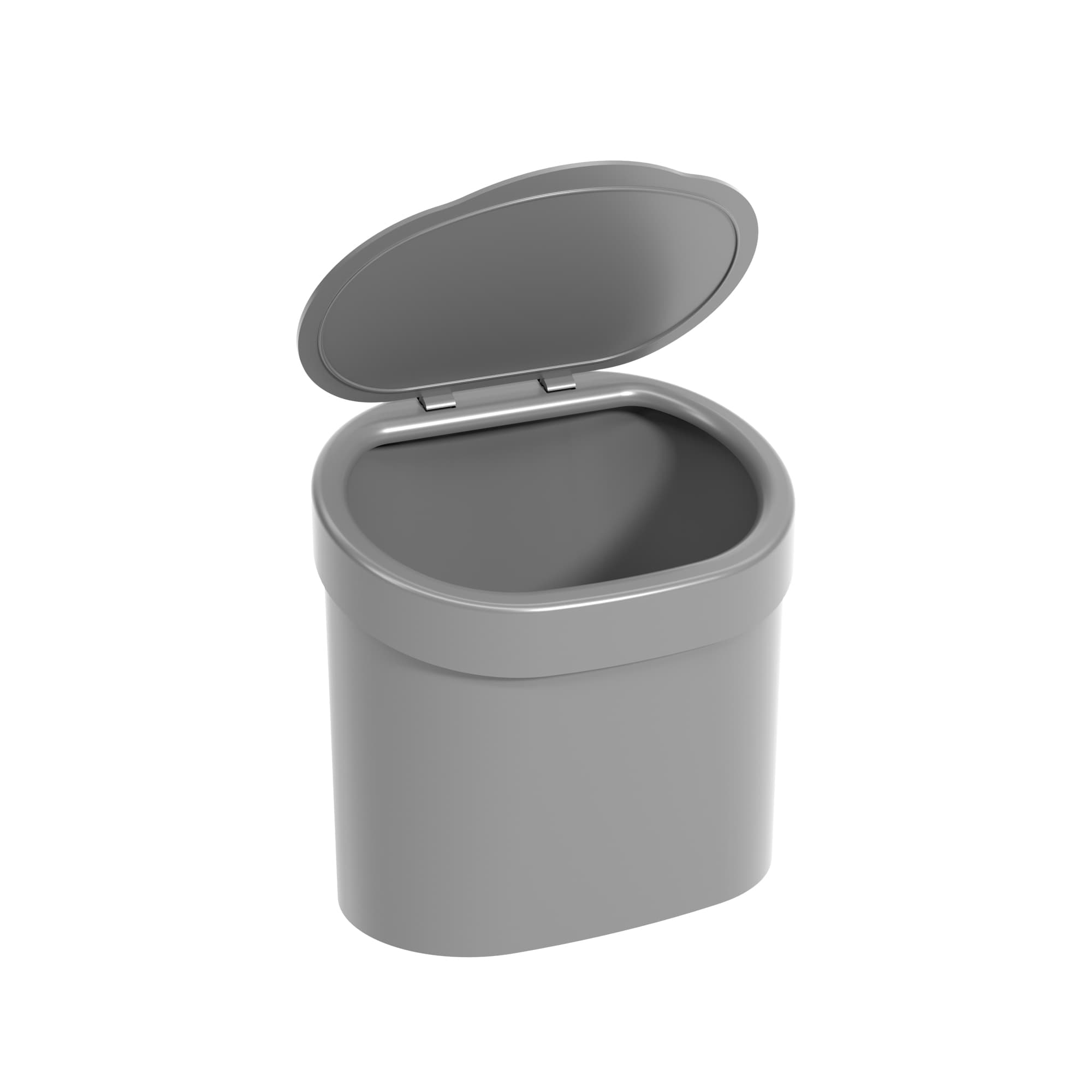 Basurero con Tapa Basic 4 Litros Gris Frío Coza®