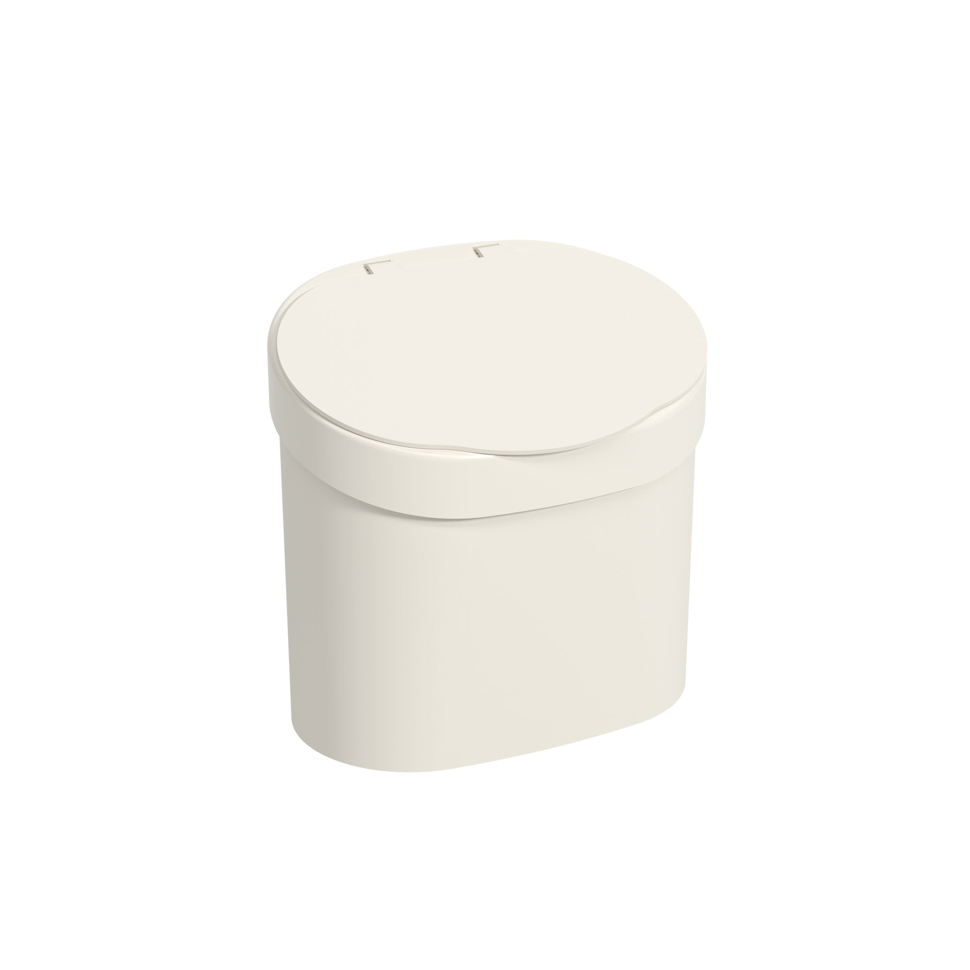 Basurero con Tapa Basic 4 Litros Gris Claro Coza®