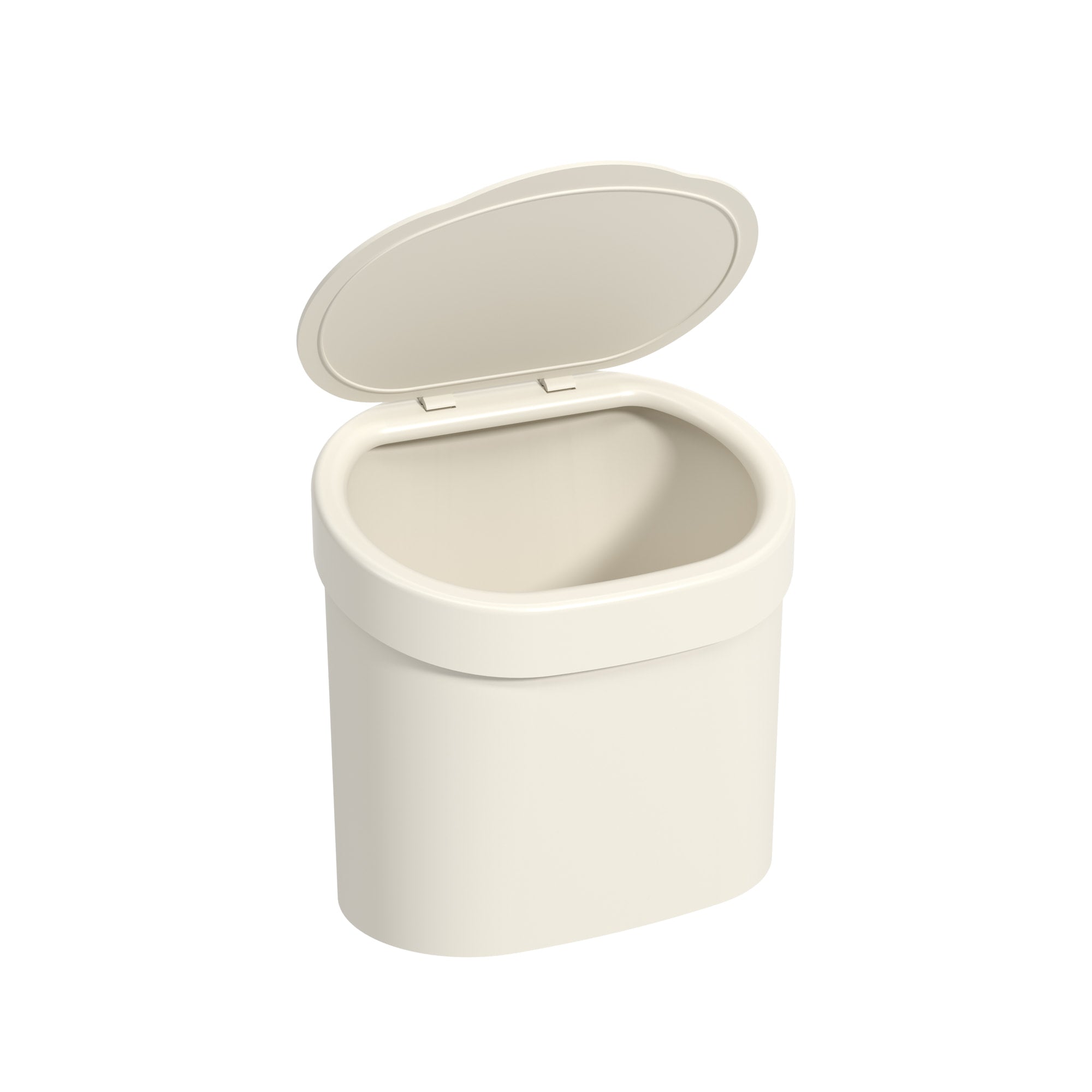 Basurero con Tapa Basic 4 Litros Gris Claro Coza®