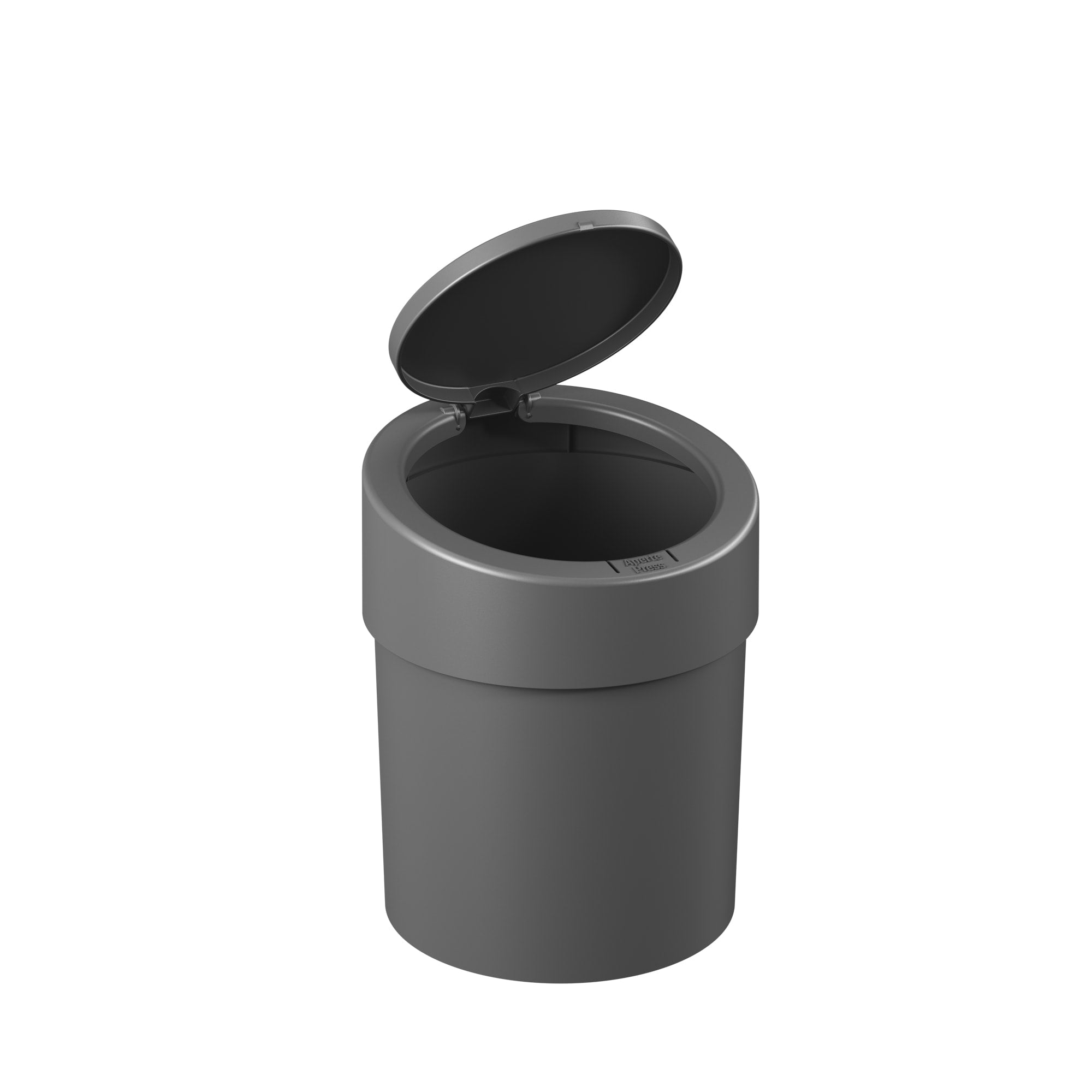 Basurero con Tapa a Presión 5 Litros Gris Grafito Coza®