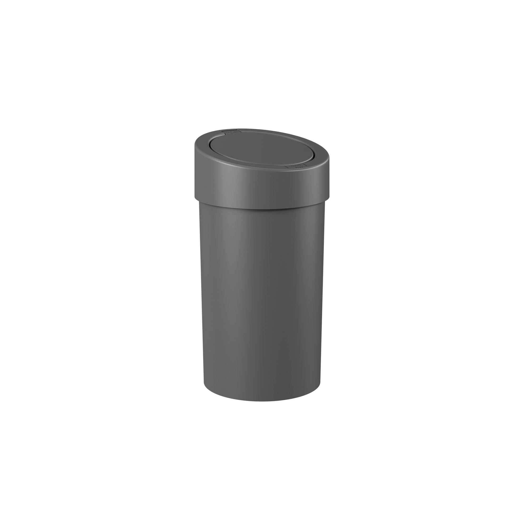 Basurero con Tapa a Presión 9 Litros Gris Grafito Coza®