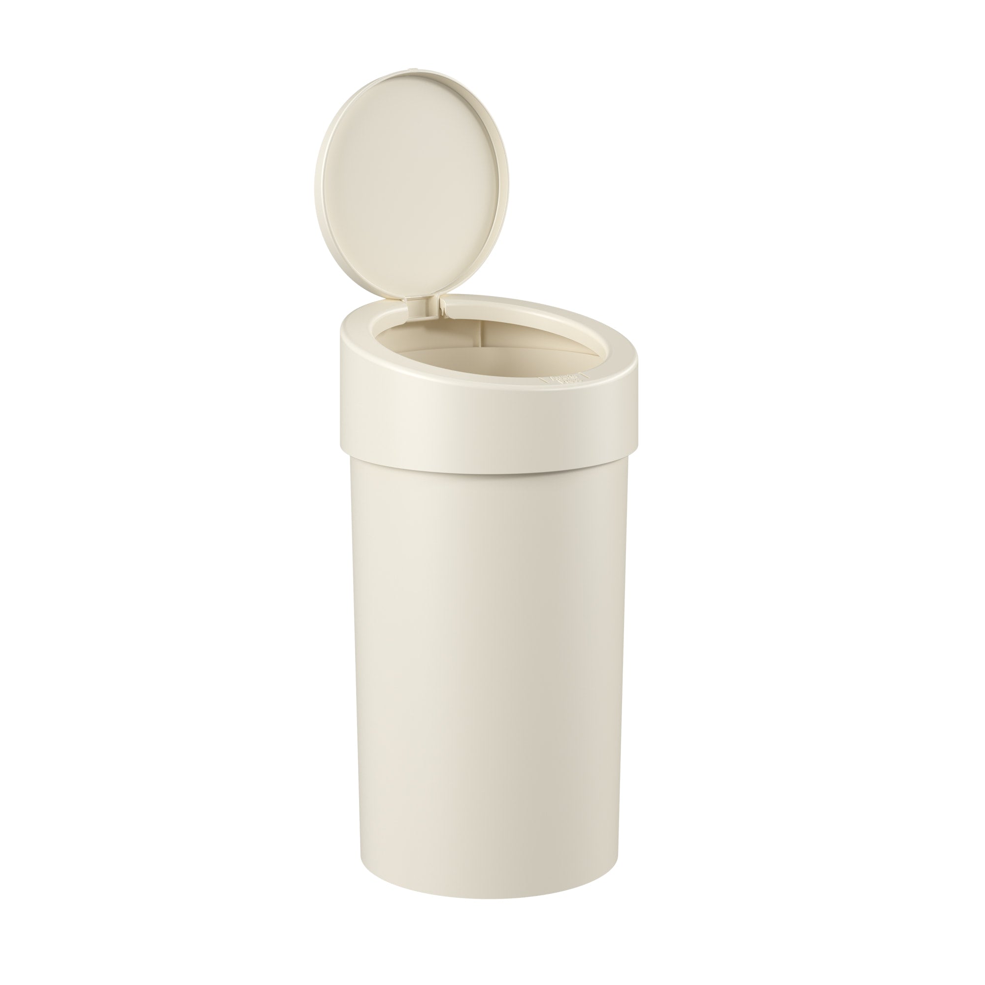 Basurero con Tapa a Presión 9 Litros Gris Claro Coza®