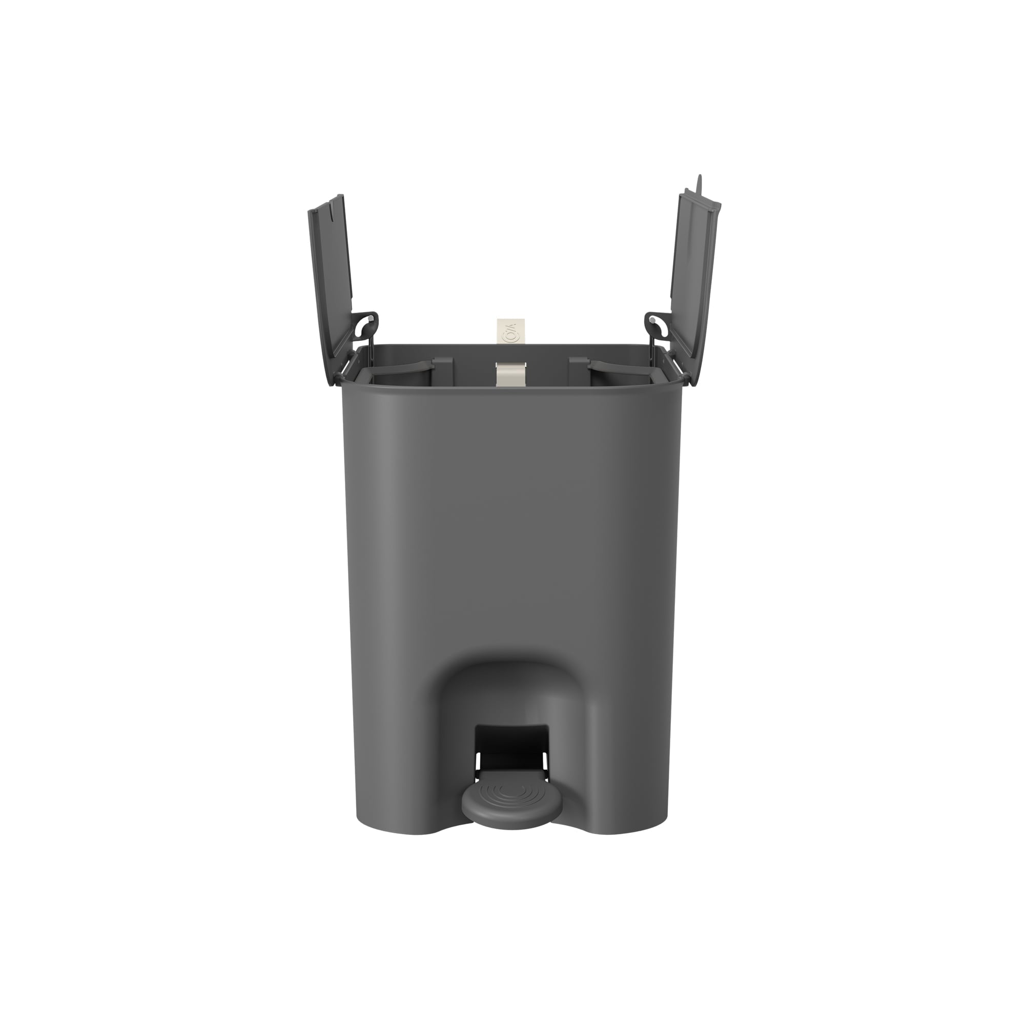 Basurero Borboleta con Pedal 12L Gris Grafito con Asa Coza®