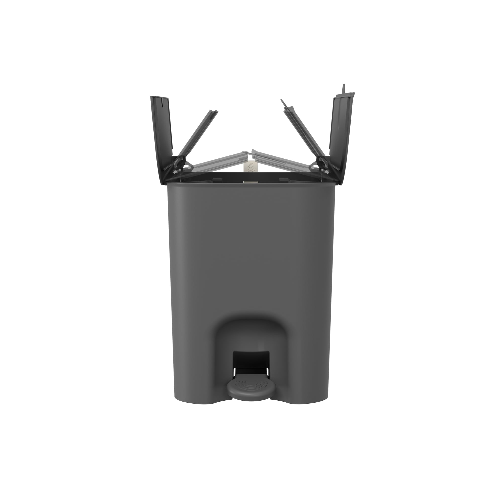 Basurero Borboleta con Pedal 12L Gris Grafito con Asa Coza®