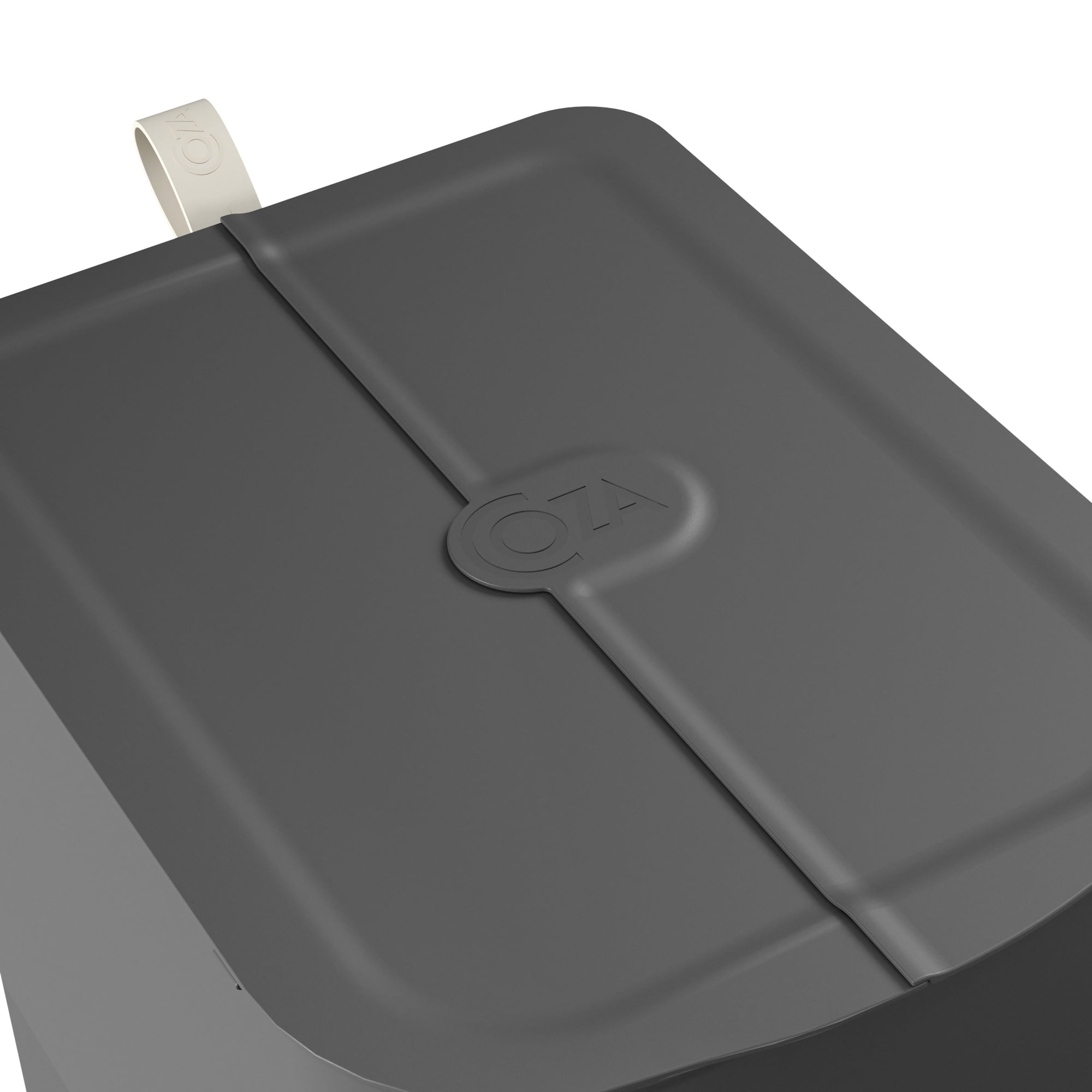 Basurero Borboleta con Pedal 12L Gris Grafito con Asa Coza®