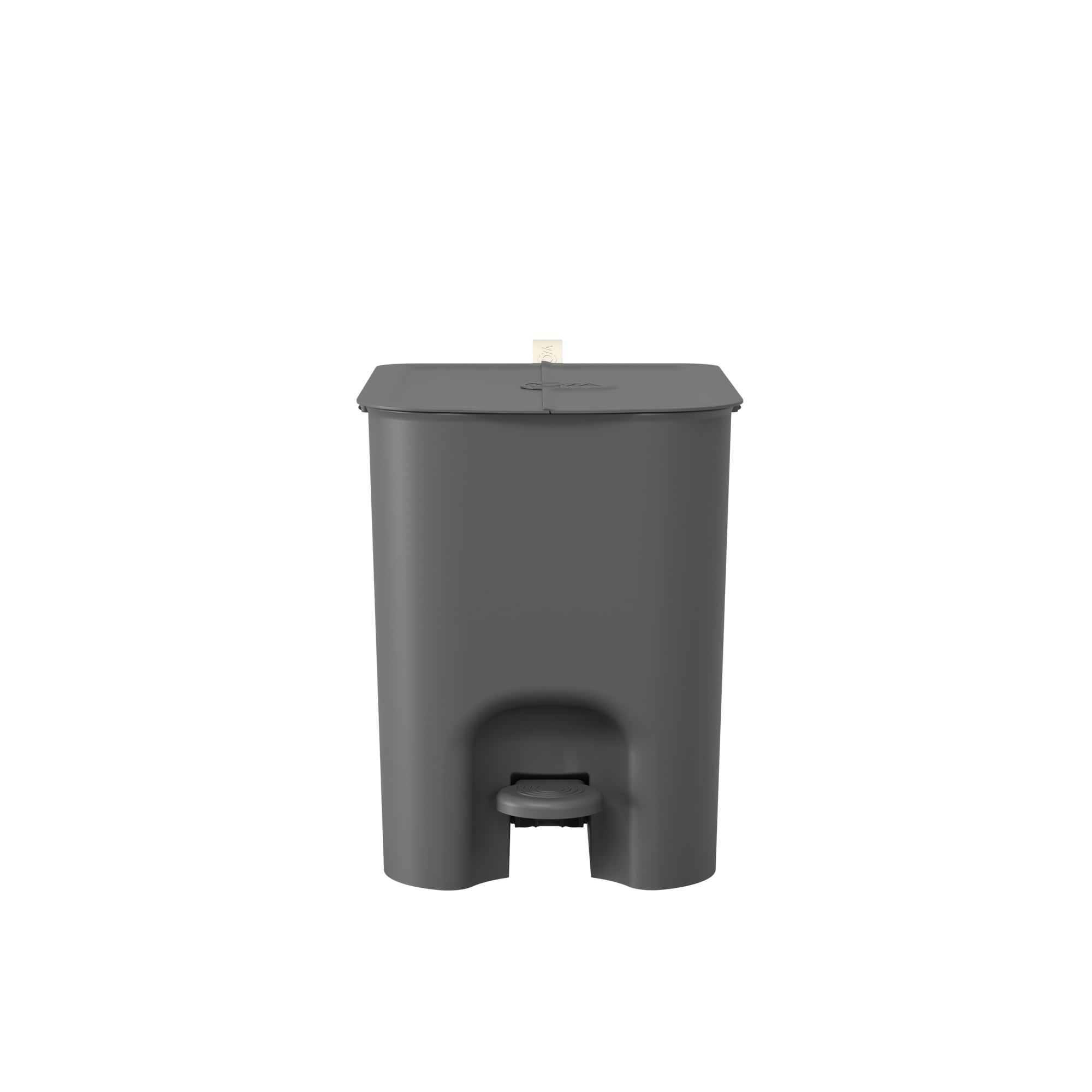 Basurero Borboleta con Pedal 12L Gris Grafito con Asa Coza®