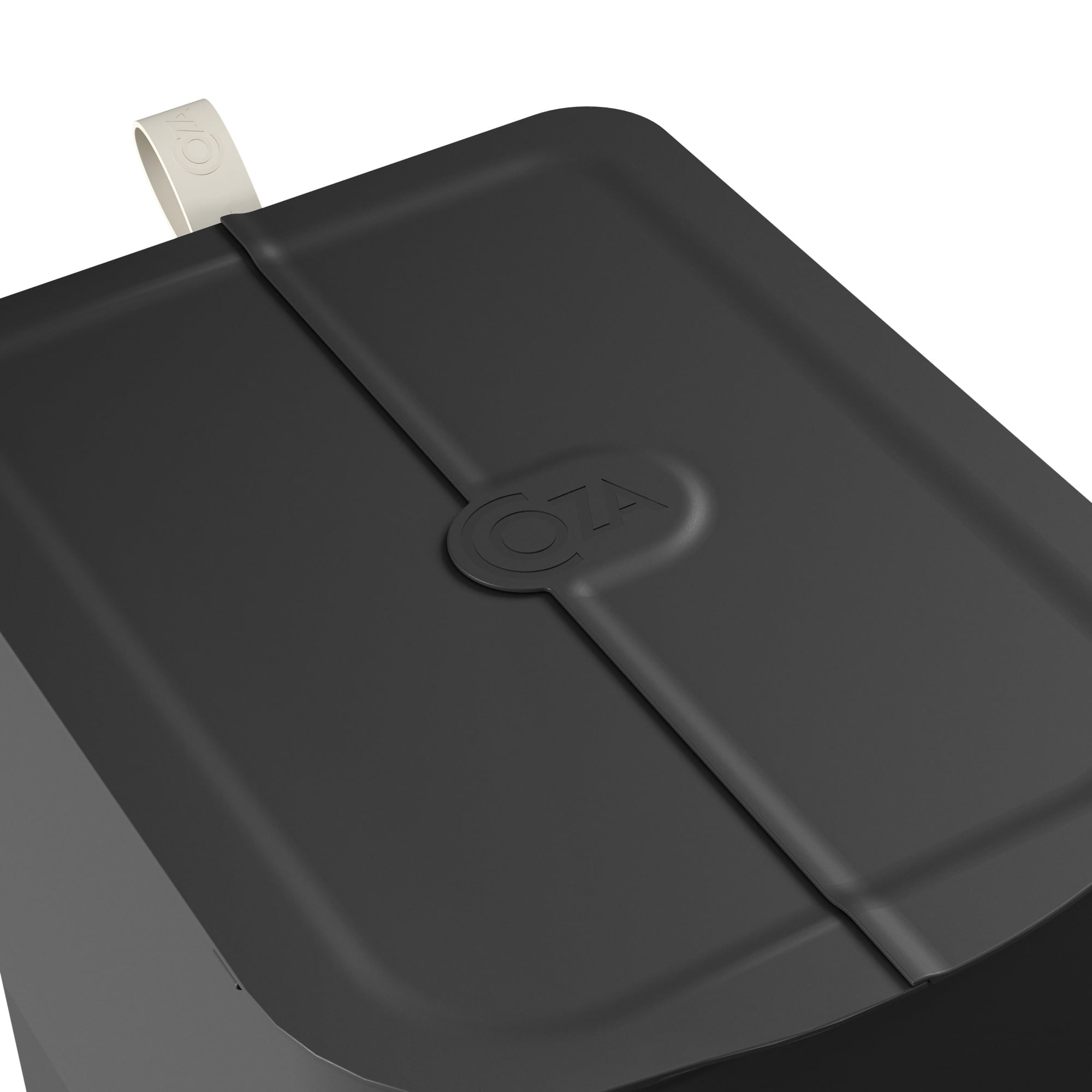 Basurero Borboleta con Pedal 12L Negro con Asa Coza®