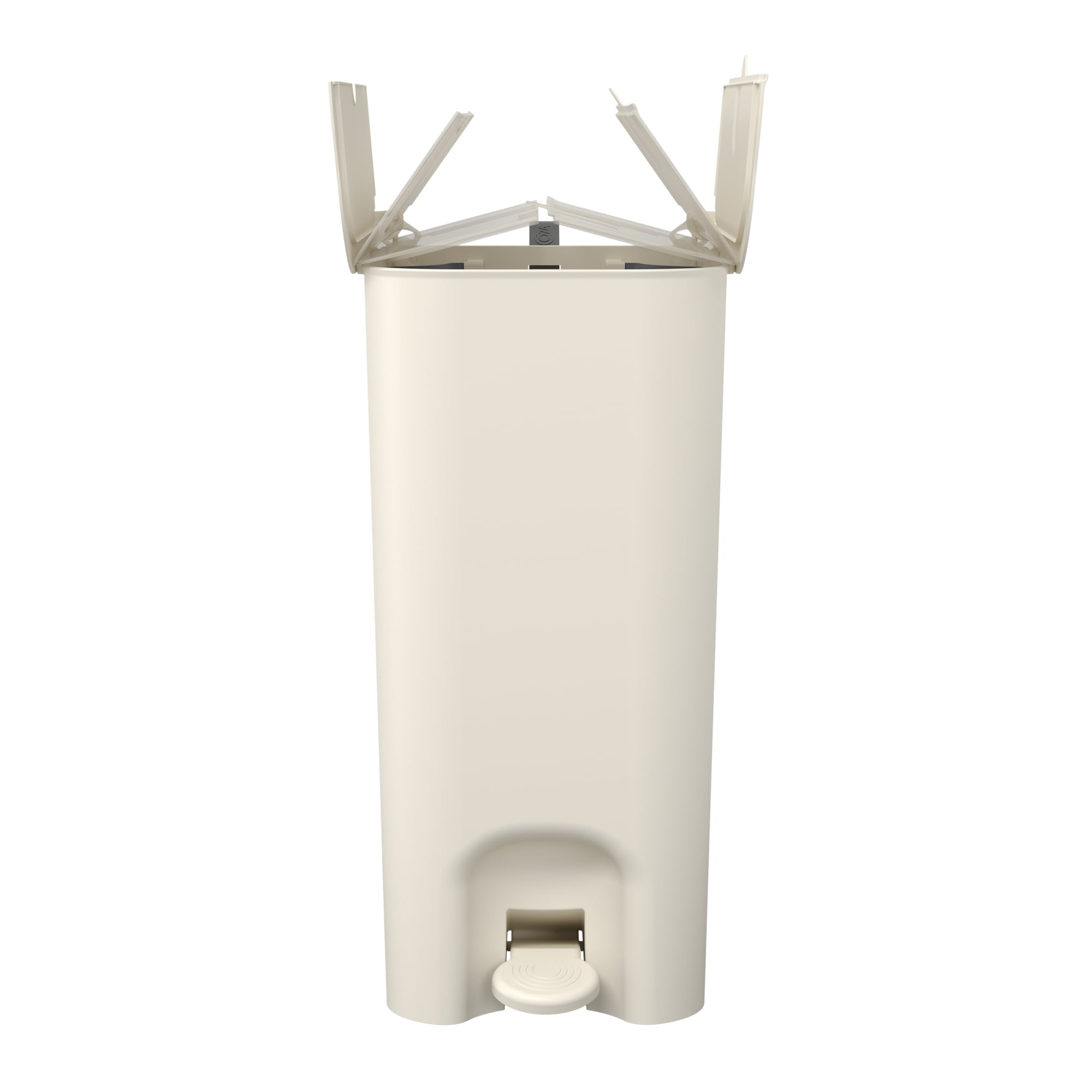 Basurero Borboleta con Pedal 20L Gris Claro con Asa Coza®