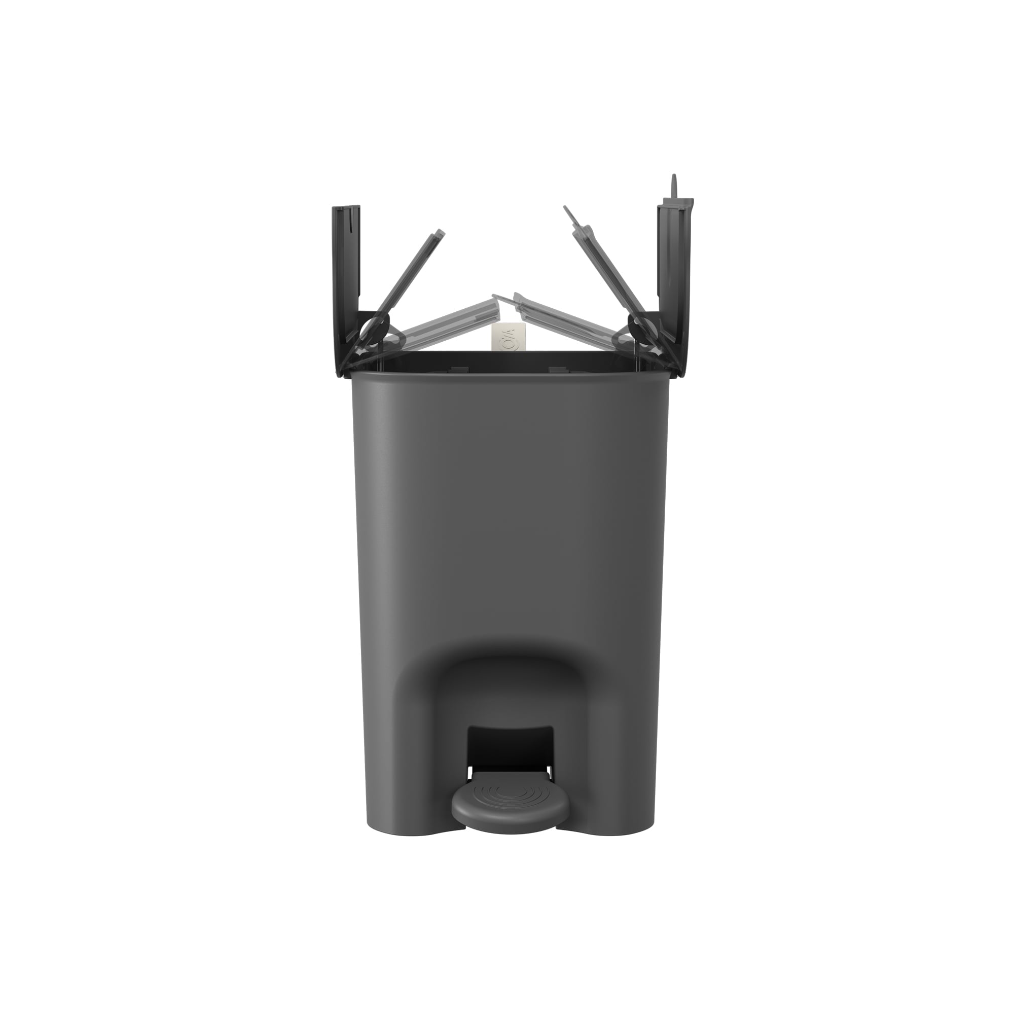 Basurero Borboleta con Pedal 6L Gris Grafito con Asa Coza®