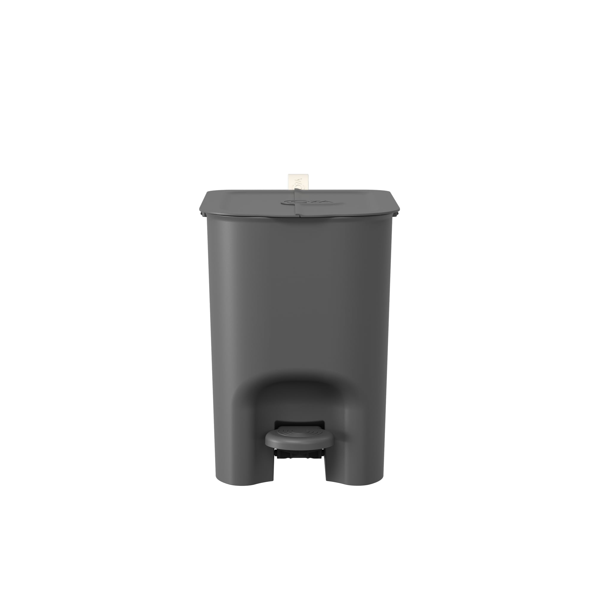Basurero Borboleta con Pedal 6L Gris Grafito con Asa Coza®