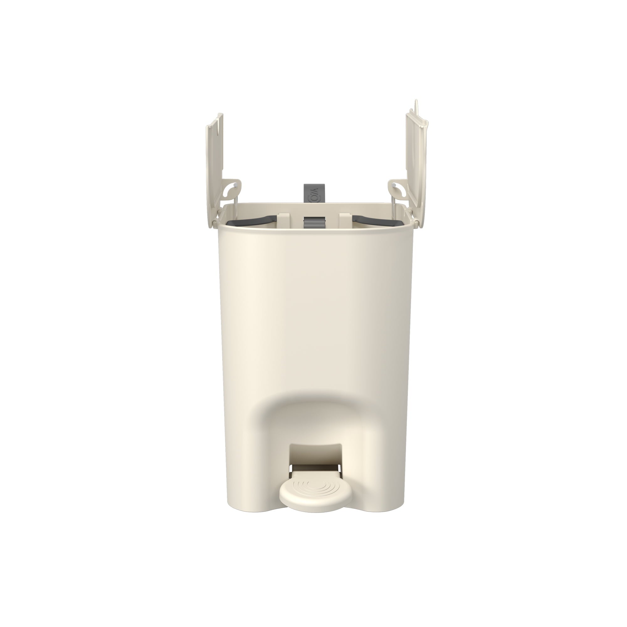 Basurero Borboleta con Pedal 6L Gris Claro con Asa Coza®