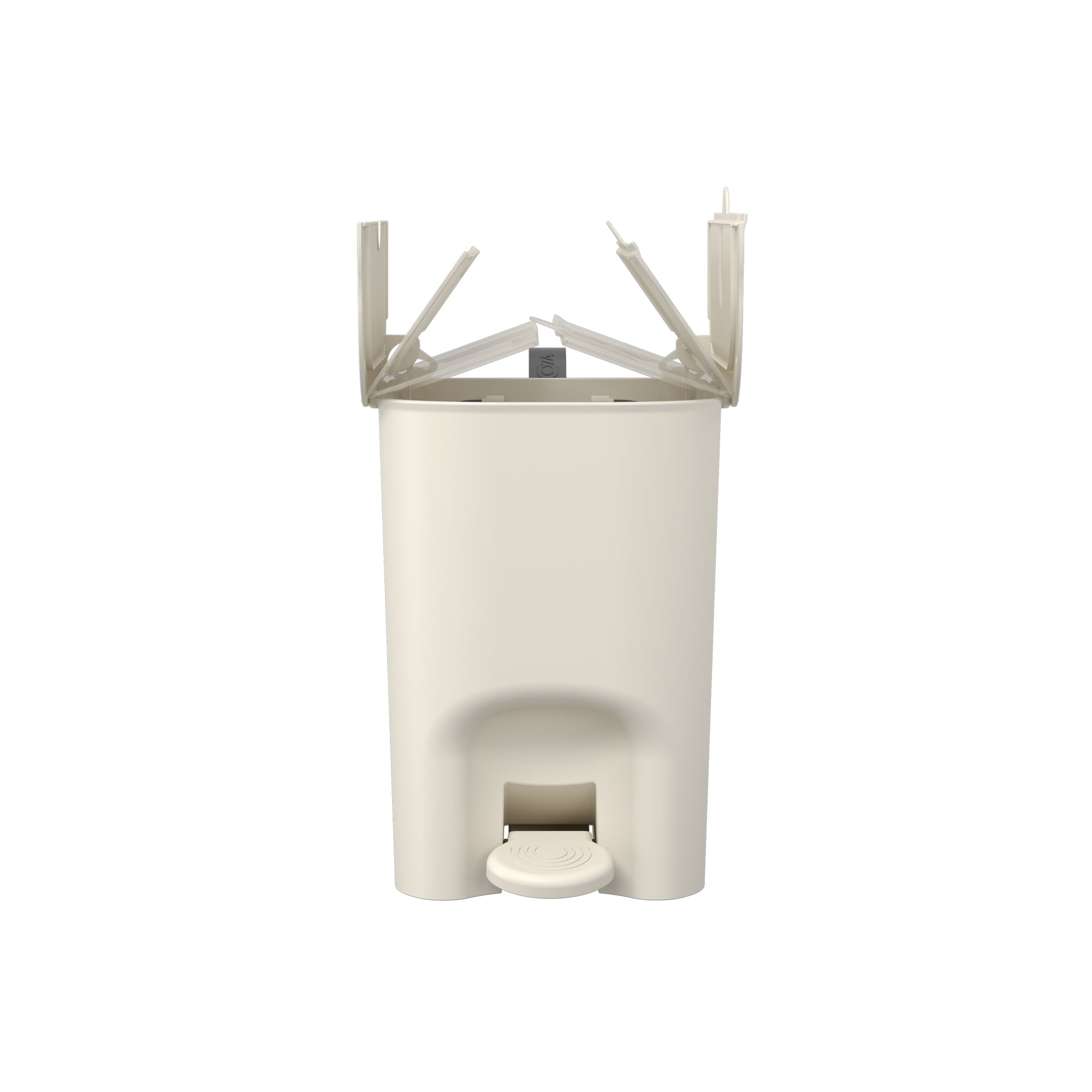 Basurero Borboleta con Pedal 6L Gris Claro con Asa Coza®