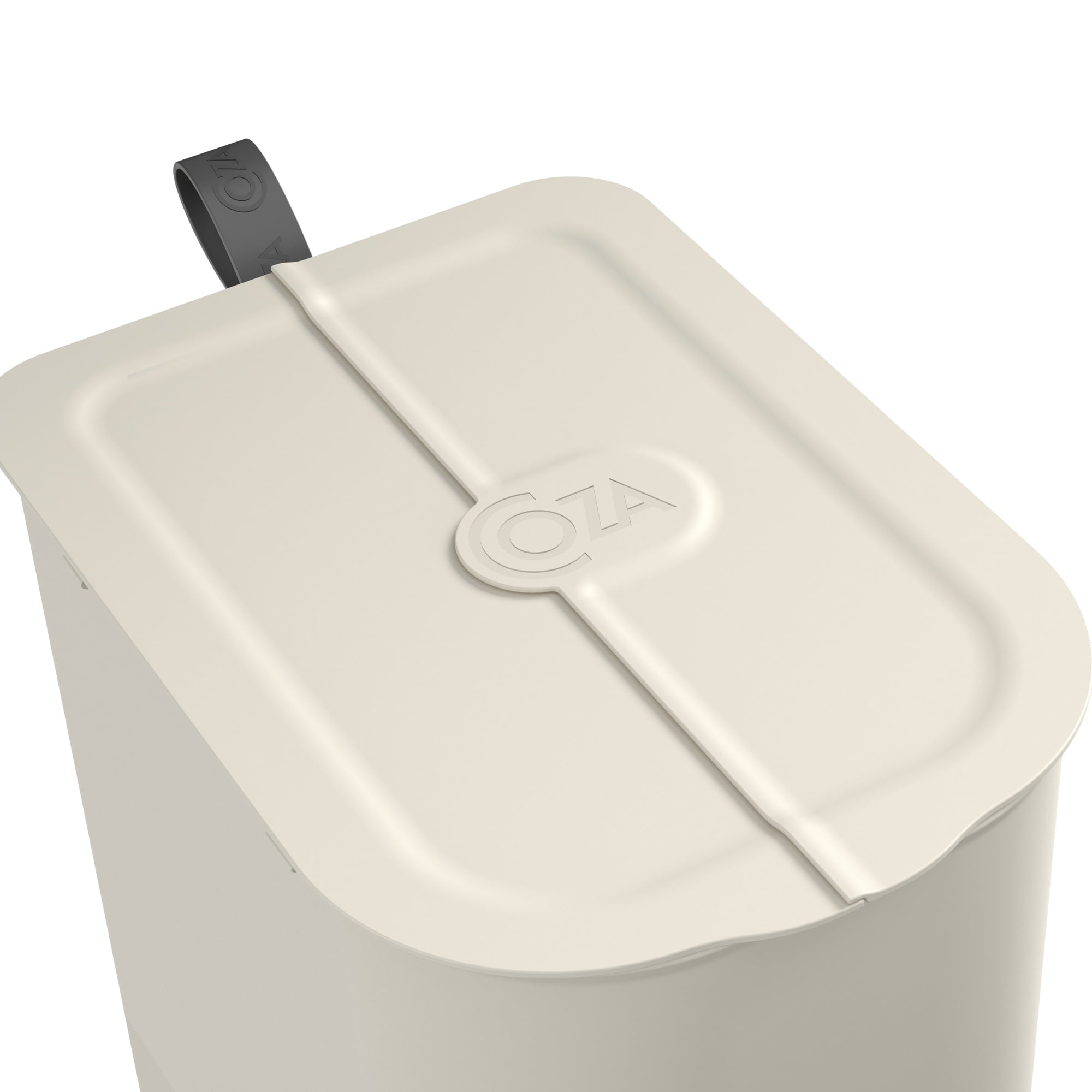 Basurero Borboleta con Pedal 6L Gris Claro con Asa Coza®