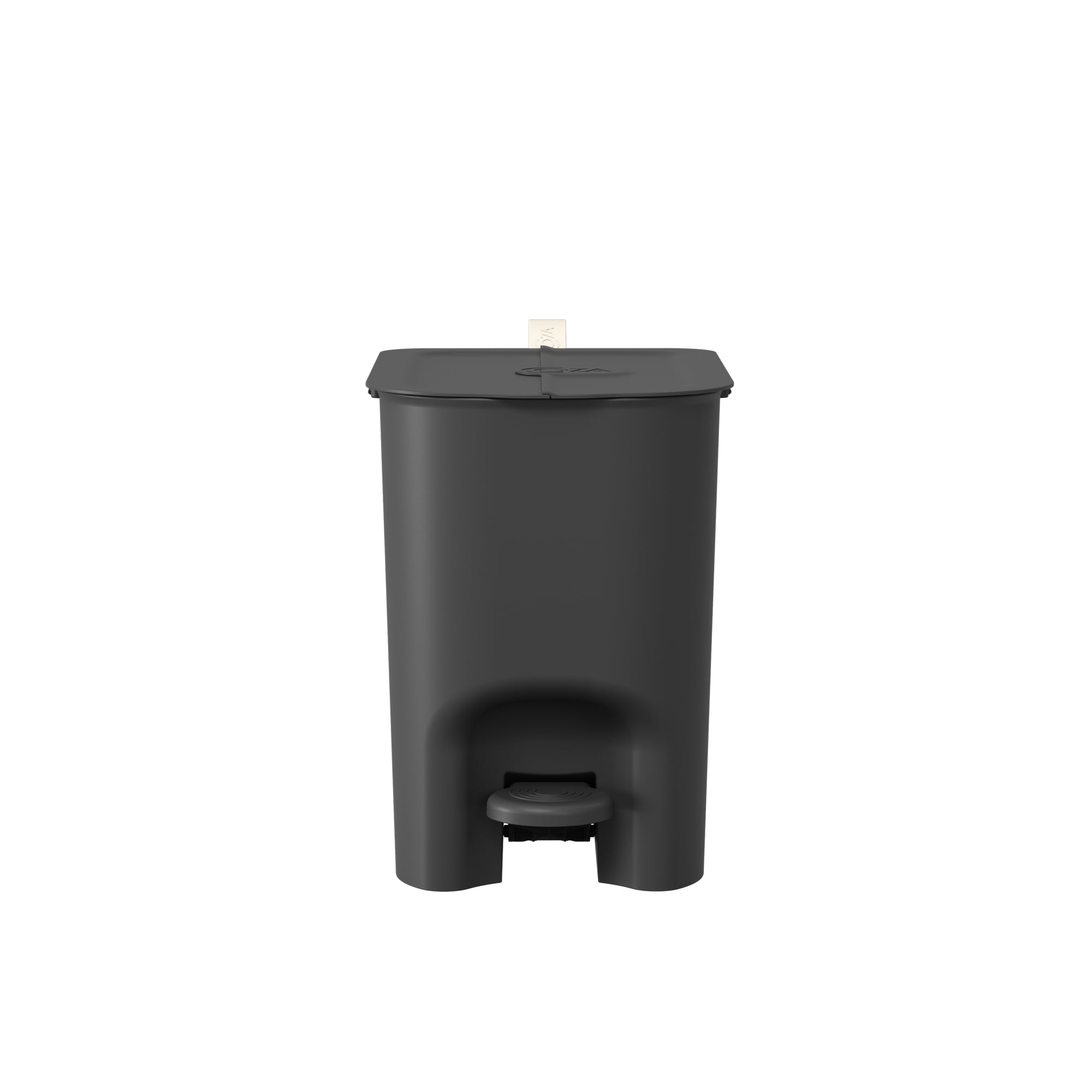 Basurero Mariposa con Pedal 6L Negro con Asa Coza®