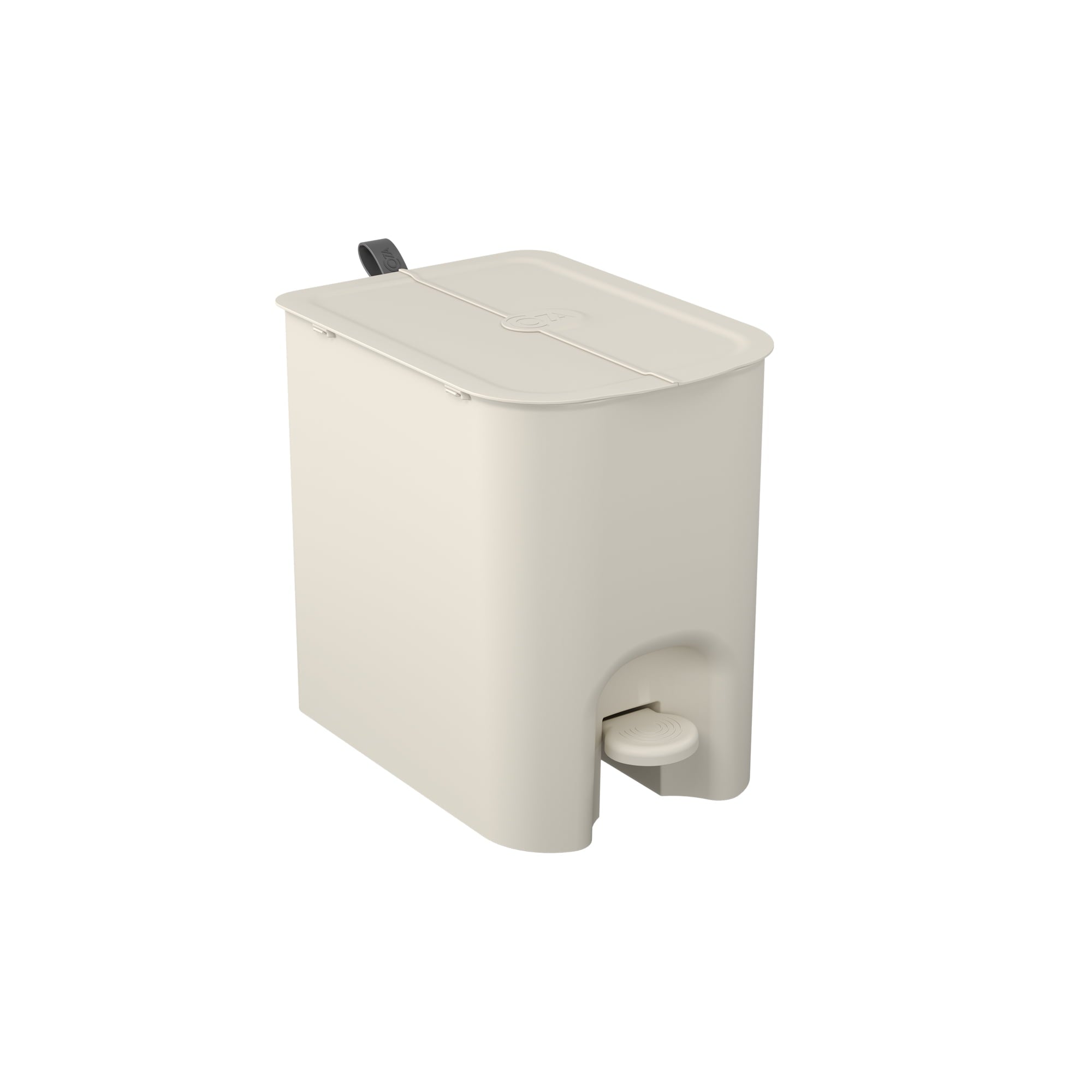 Basurero Borboleta con Pedal 12L Gris Claro con Asa Coza®