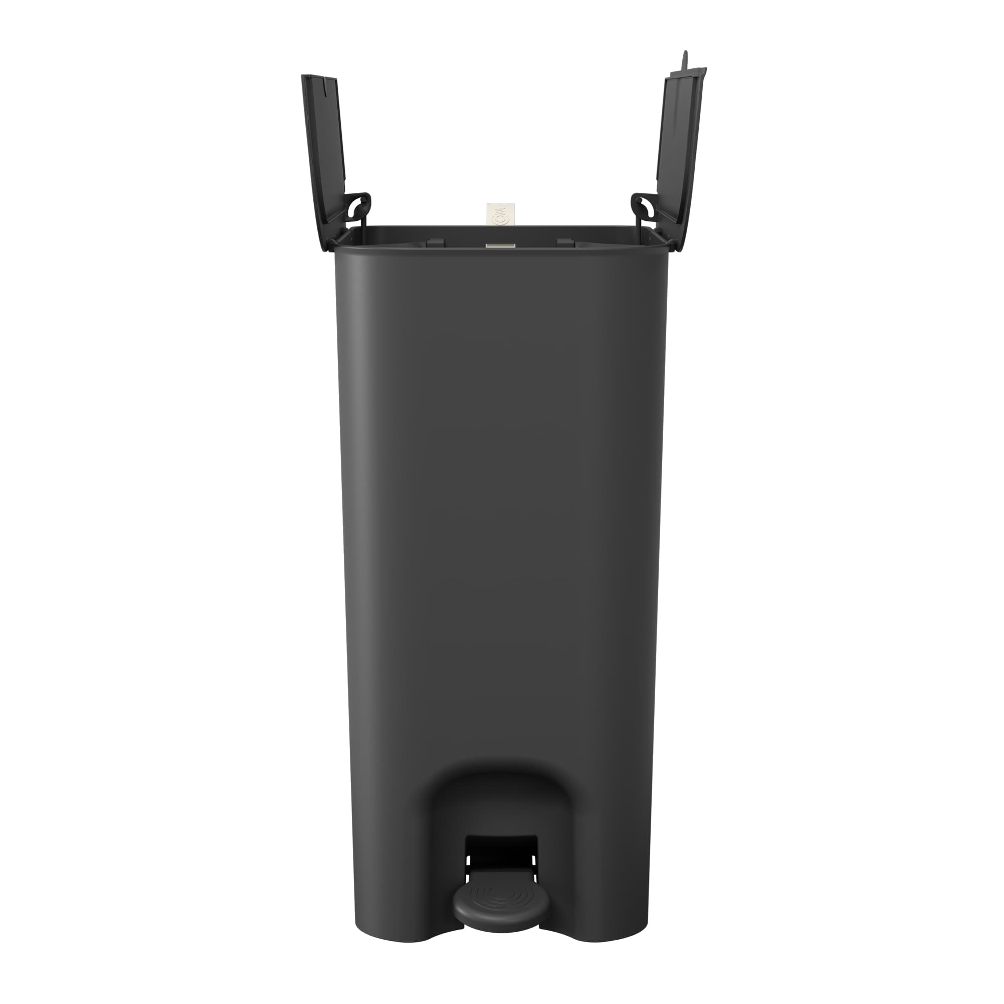 Basurero con Pedal 10+10 Litros Negro con Asa Coza®